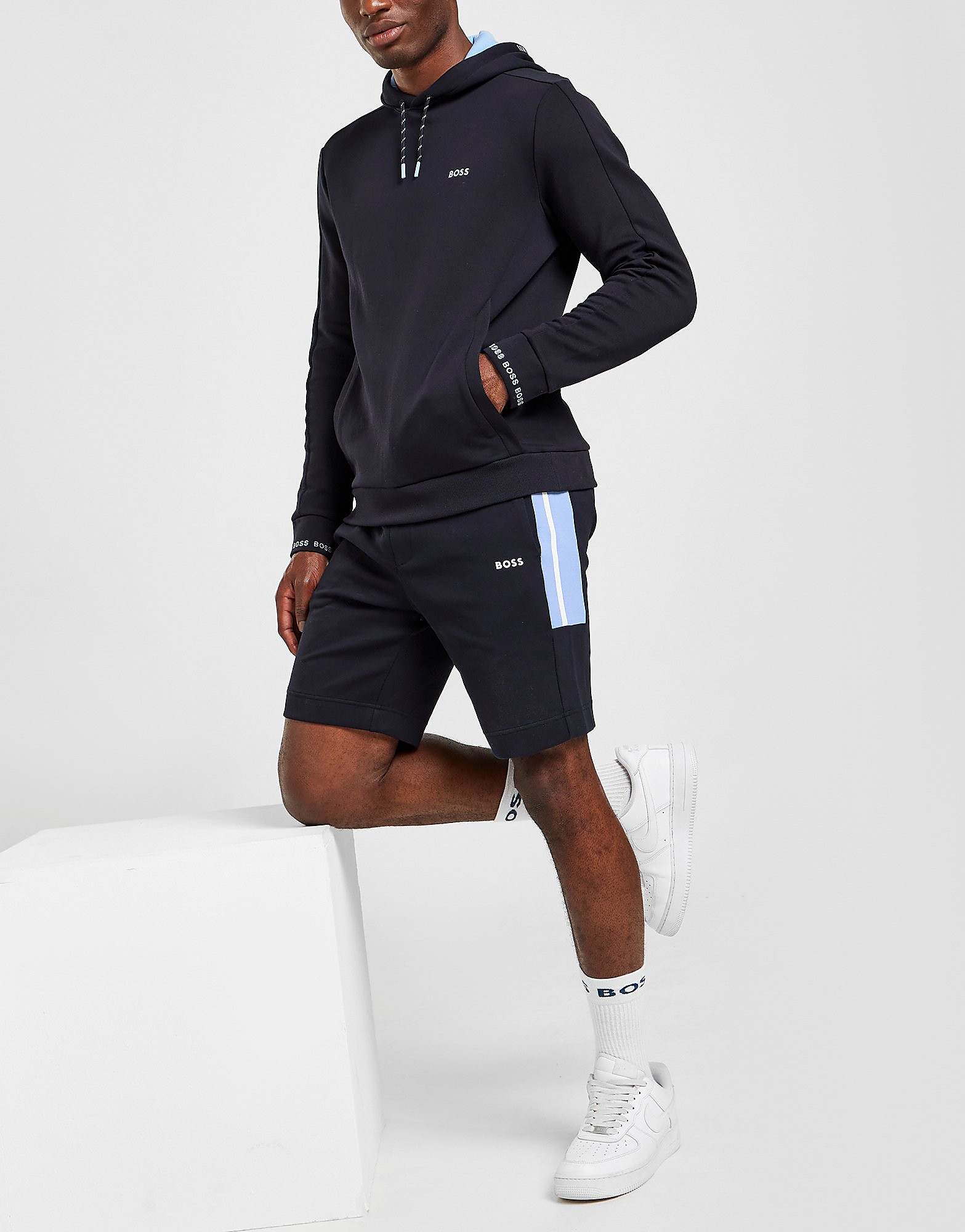 BOSS Headlo Tape Shorts - Only at JD - Navy - Mens, Navy