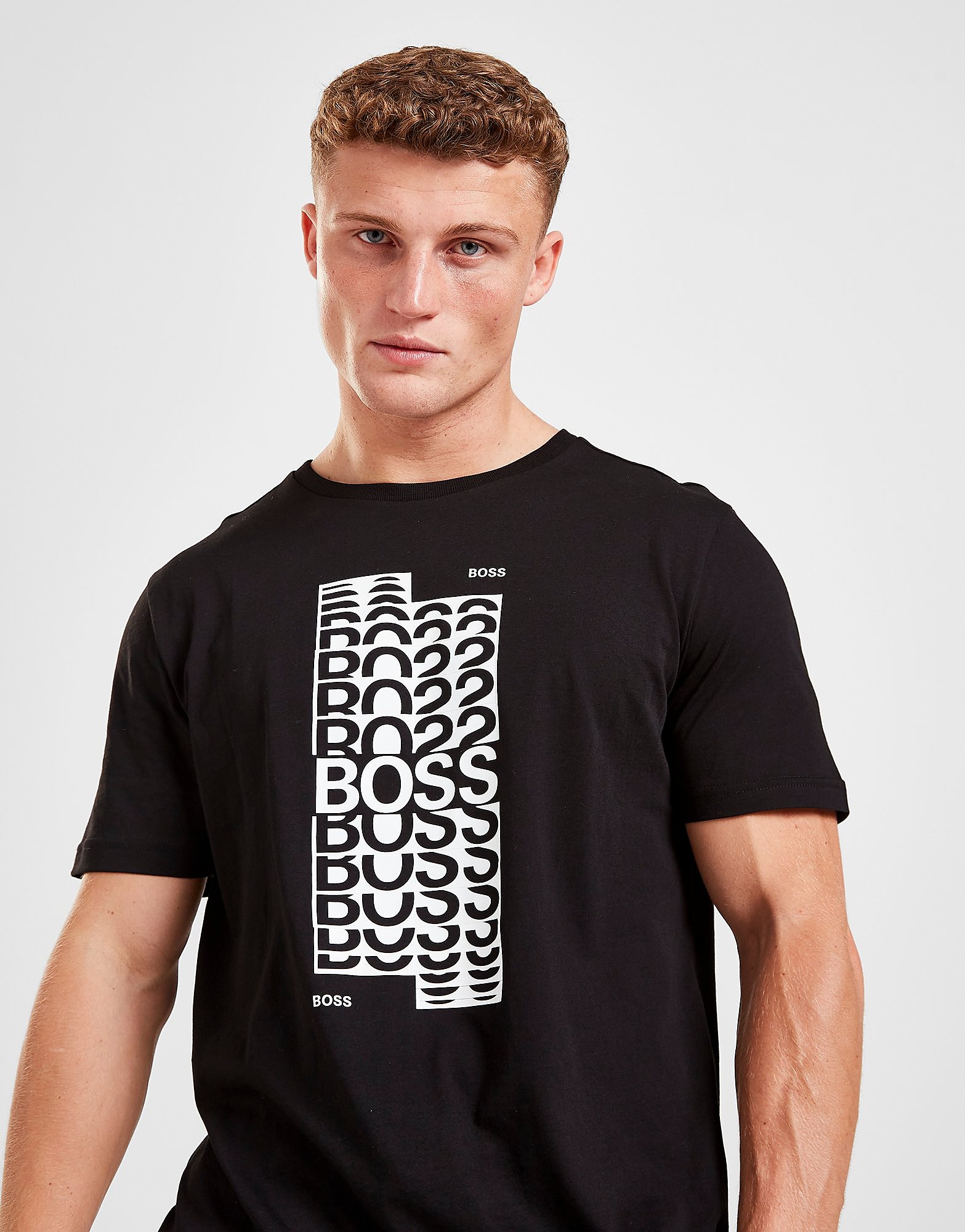 

BOSS Repeat Stack T-Shirt - Only at JD - Black - Mens, Black