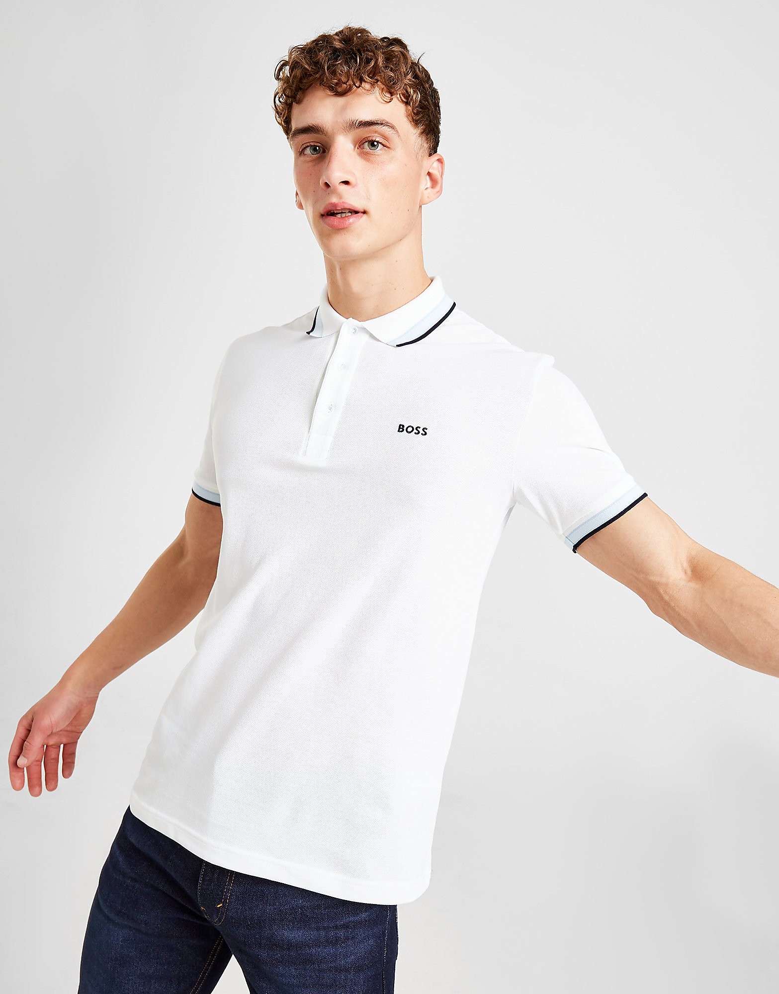 

BOSS Paddy Polo Shirt - White - Mens, White