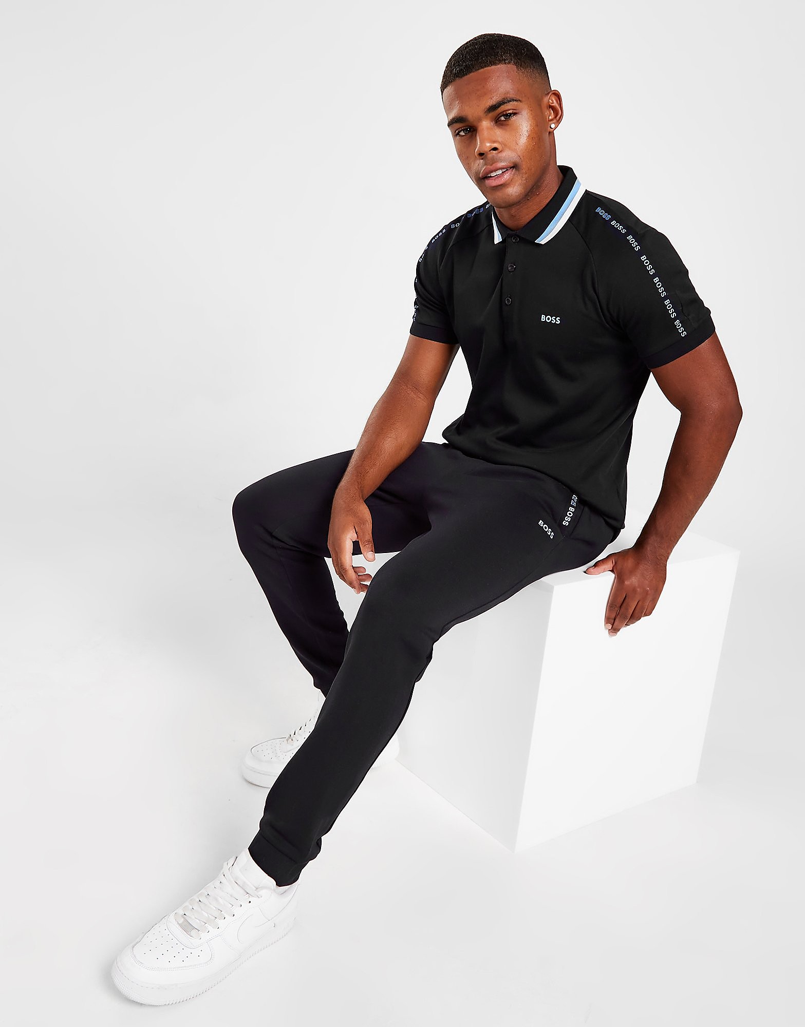

BOSS Repeat Logo Joggers - Only at JD - Navy - Mens, Navy