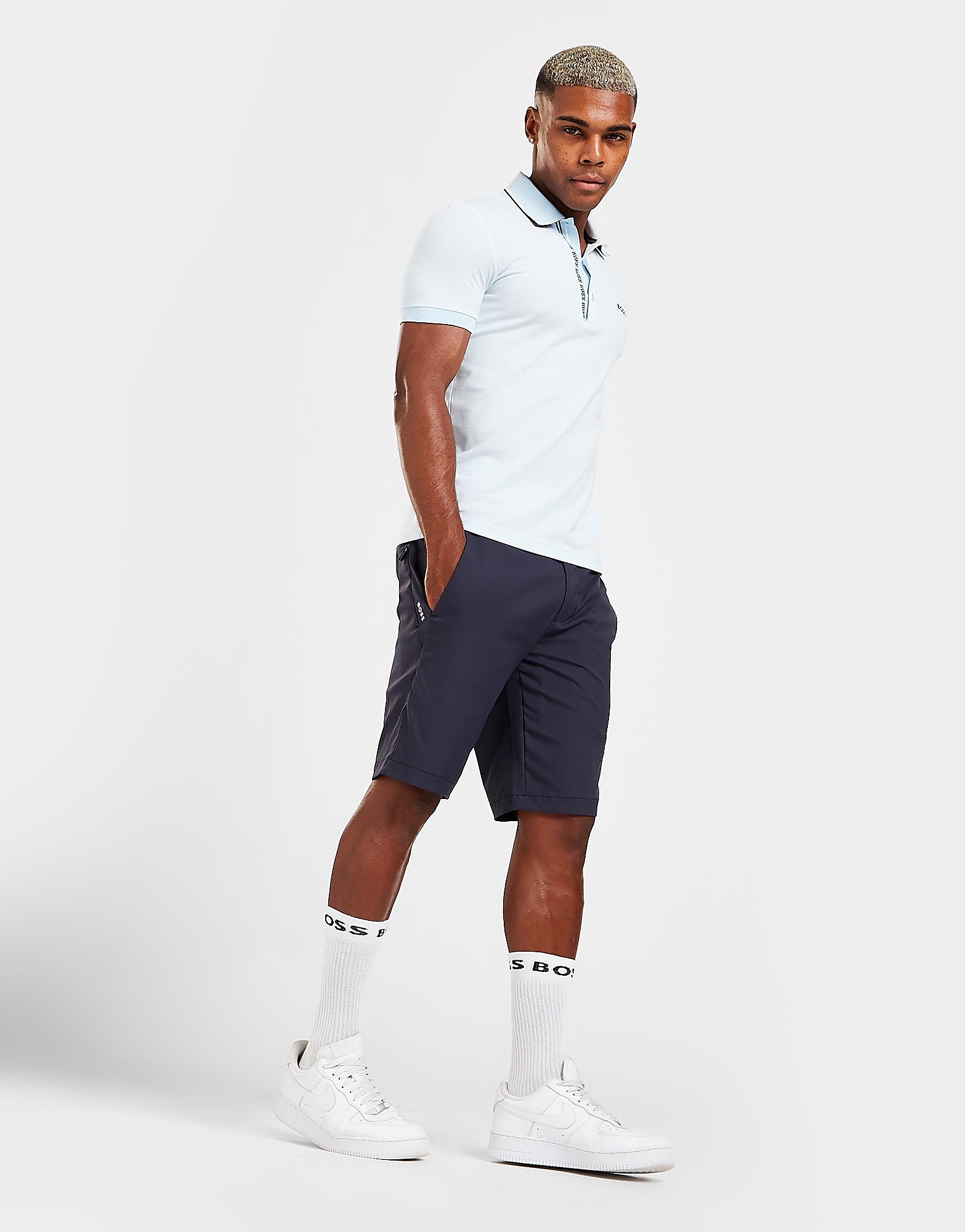 

BOSS Litt Tech Shorts - Navy - Mens, Navy
