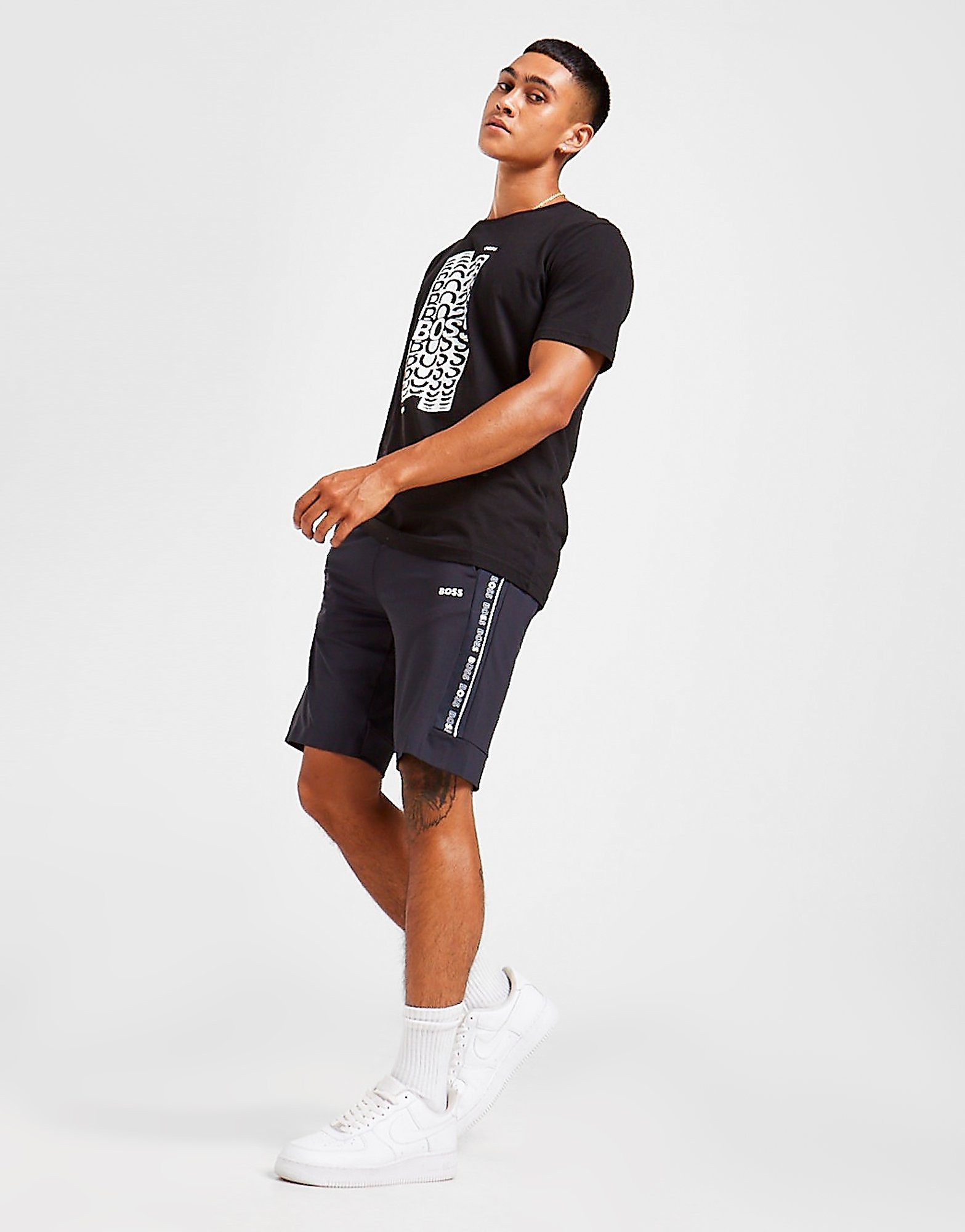 

BOSS Headlo Tech Shorts - Navy - Mens, Navy