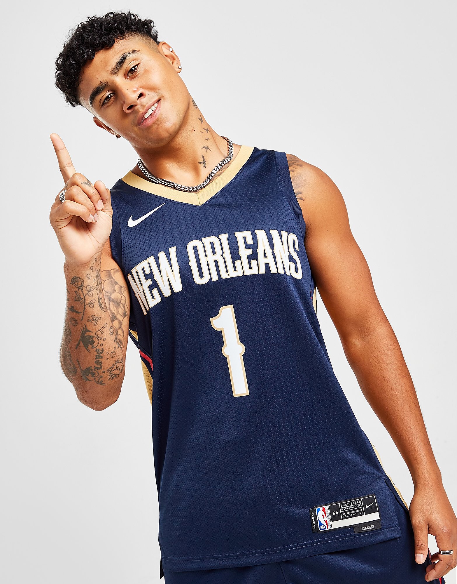 

Nike NBA New Orleans Pelicans Williamson #1 Jersey - Blue - Mens, Blue