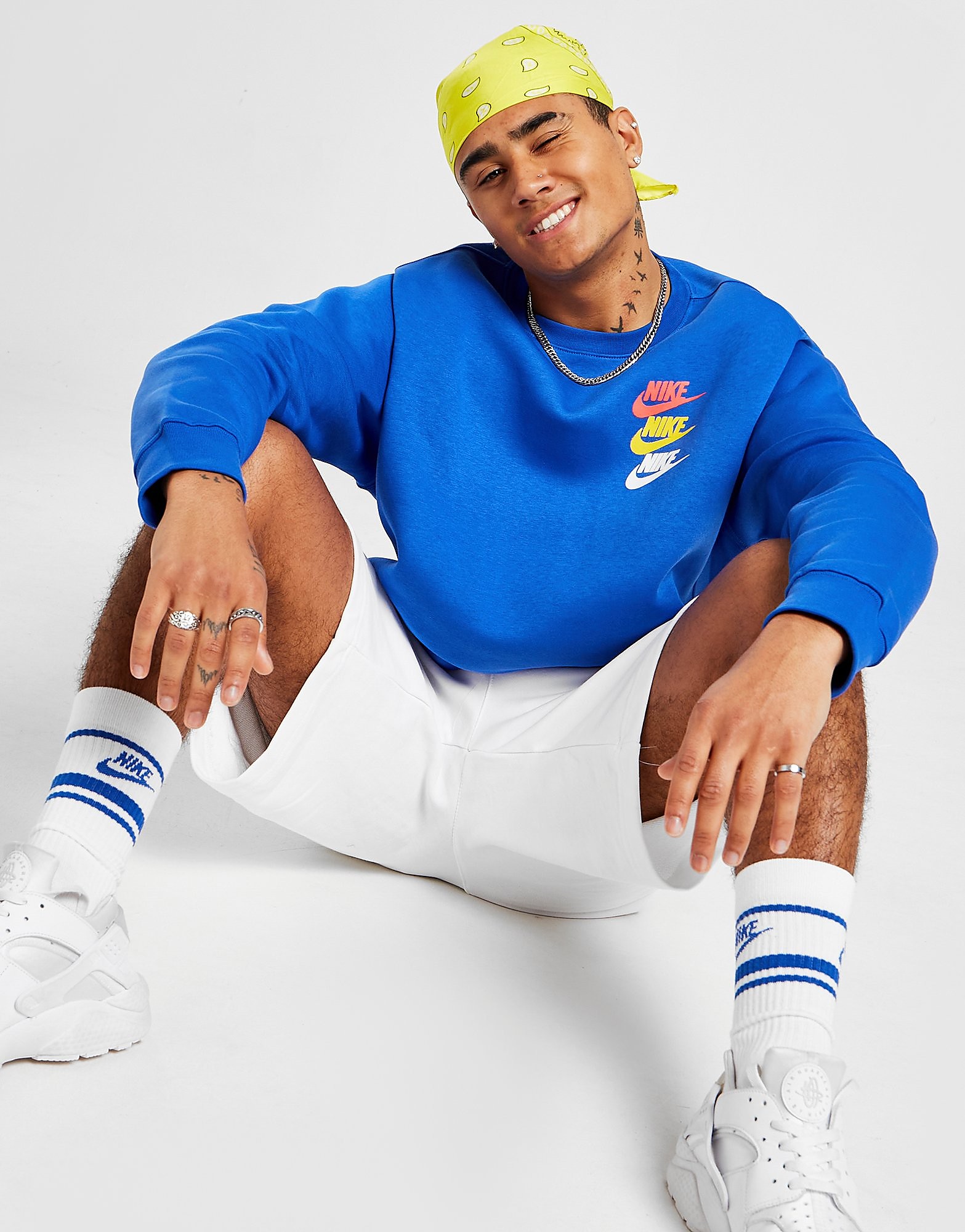 

Nike Festival Crew Sweatshirt - Blue - Mens, Blue