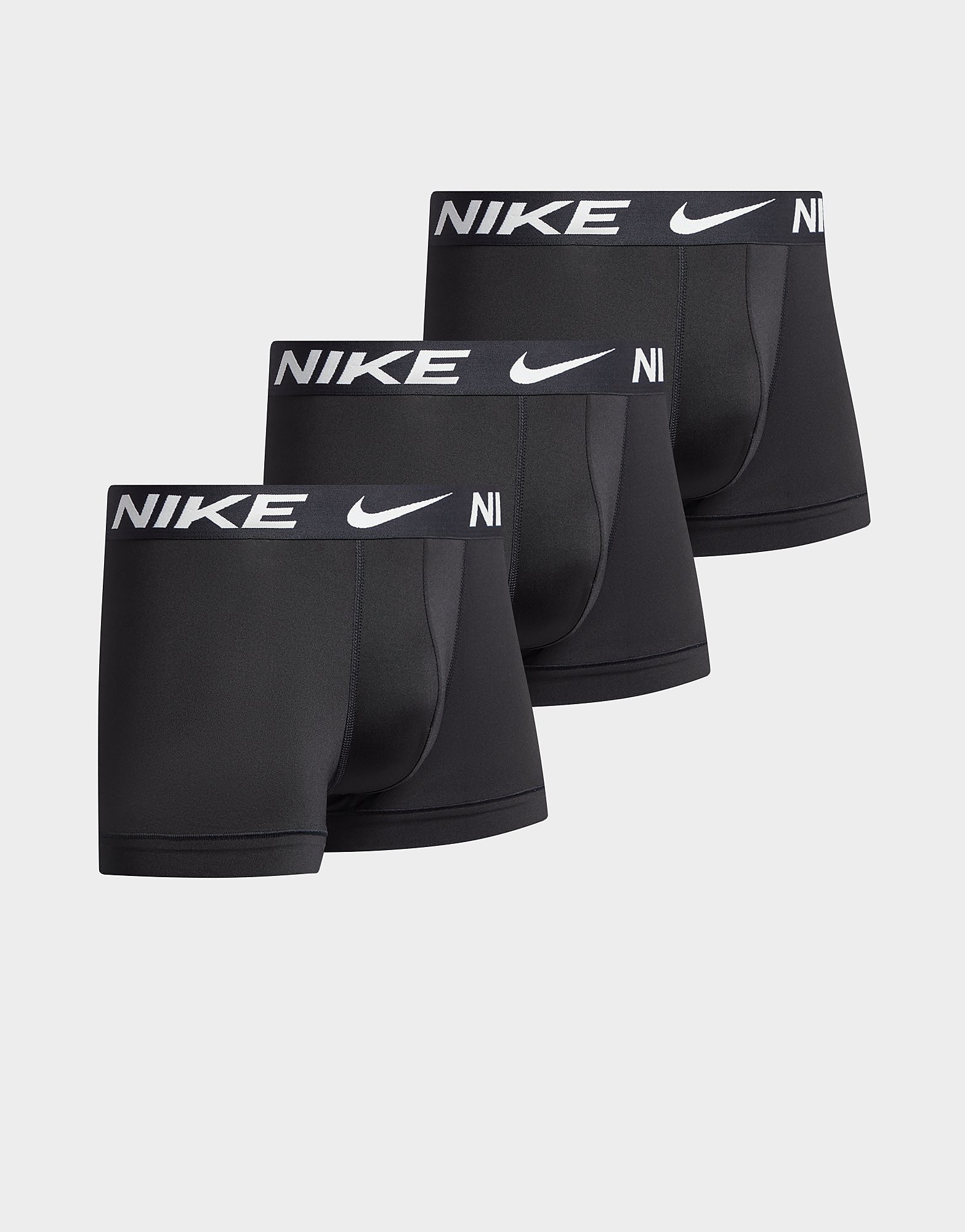 Nike 3 Pack Trunks - Black - Mens, Black