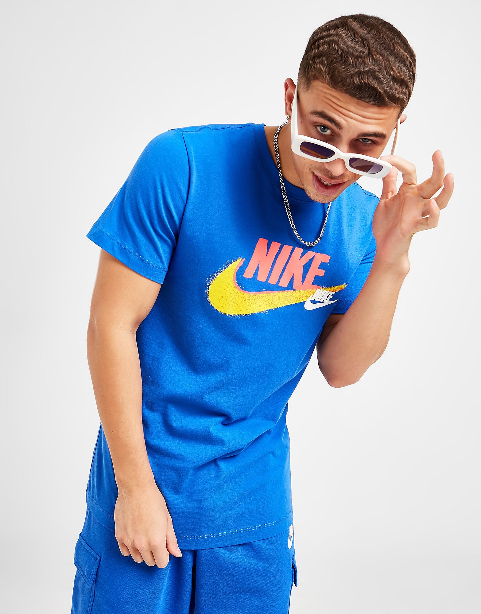 

Nike Festival Futura T-Shirt - Blue - Mens, Blue
