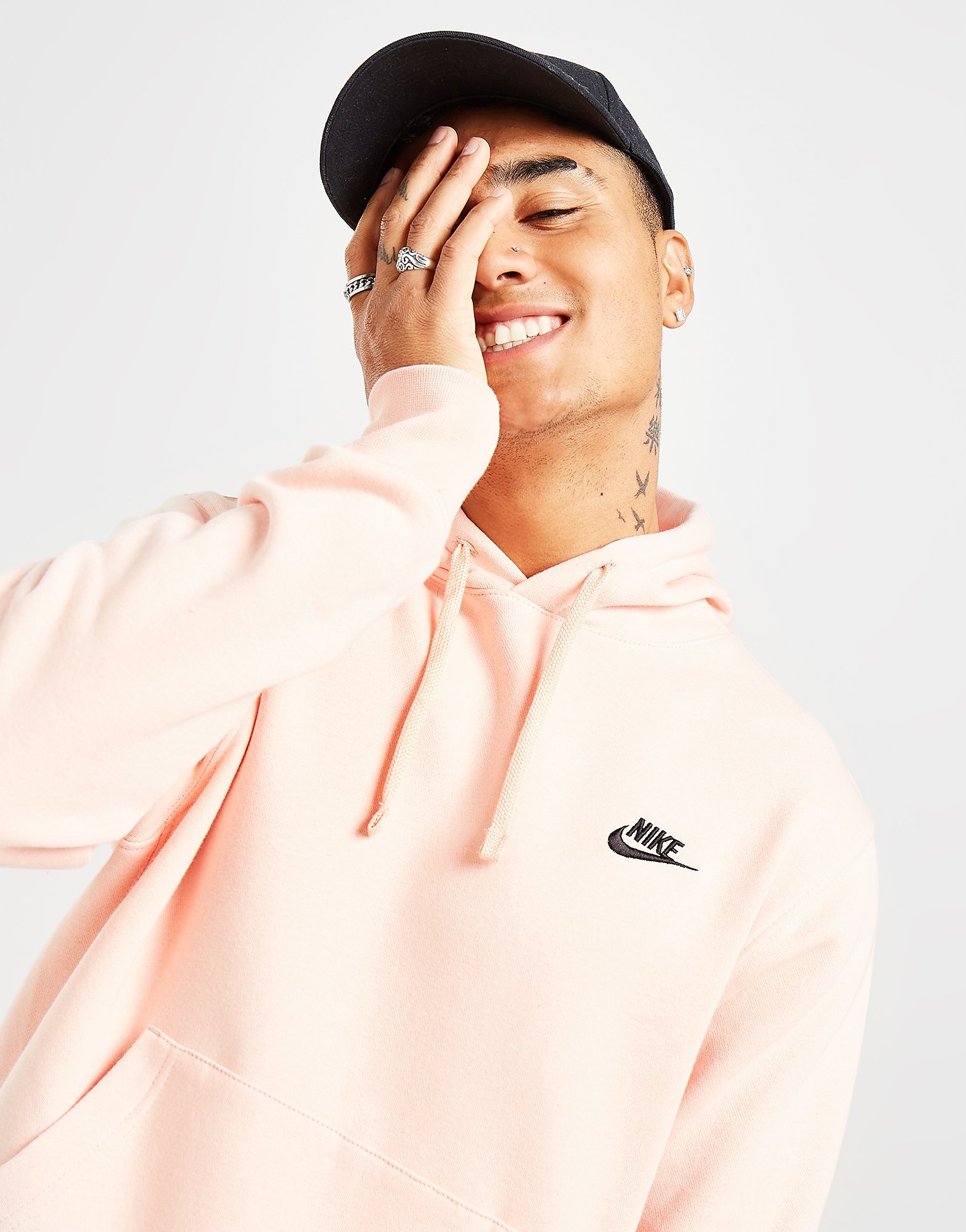 

Nike Foundation Hoodie - Arctic Orange/Black - Mens, Arctic Orange/Black