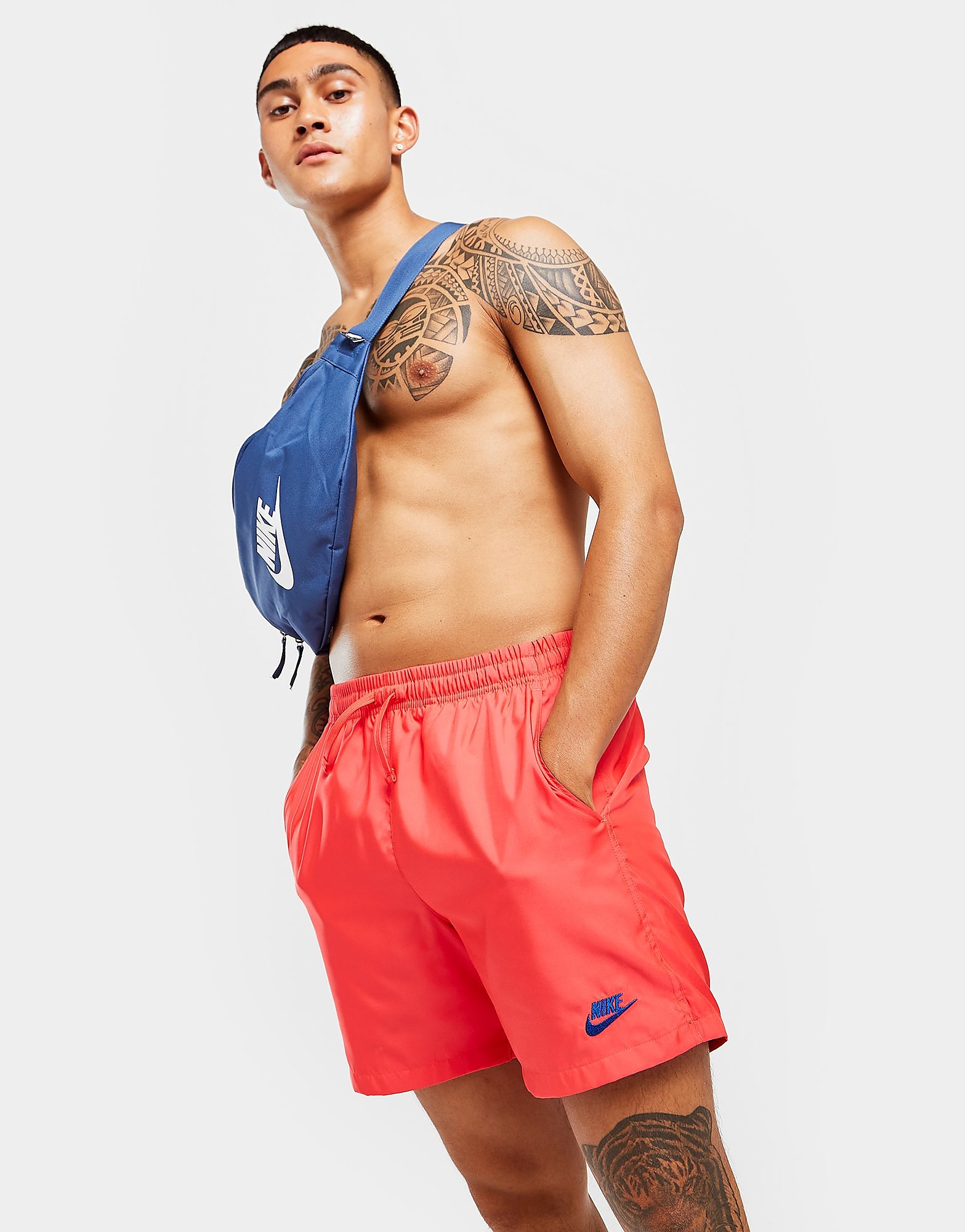 

Nike Sportswear Festival Woven Flow Swim Shorts - Red - Mens, Red