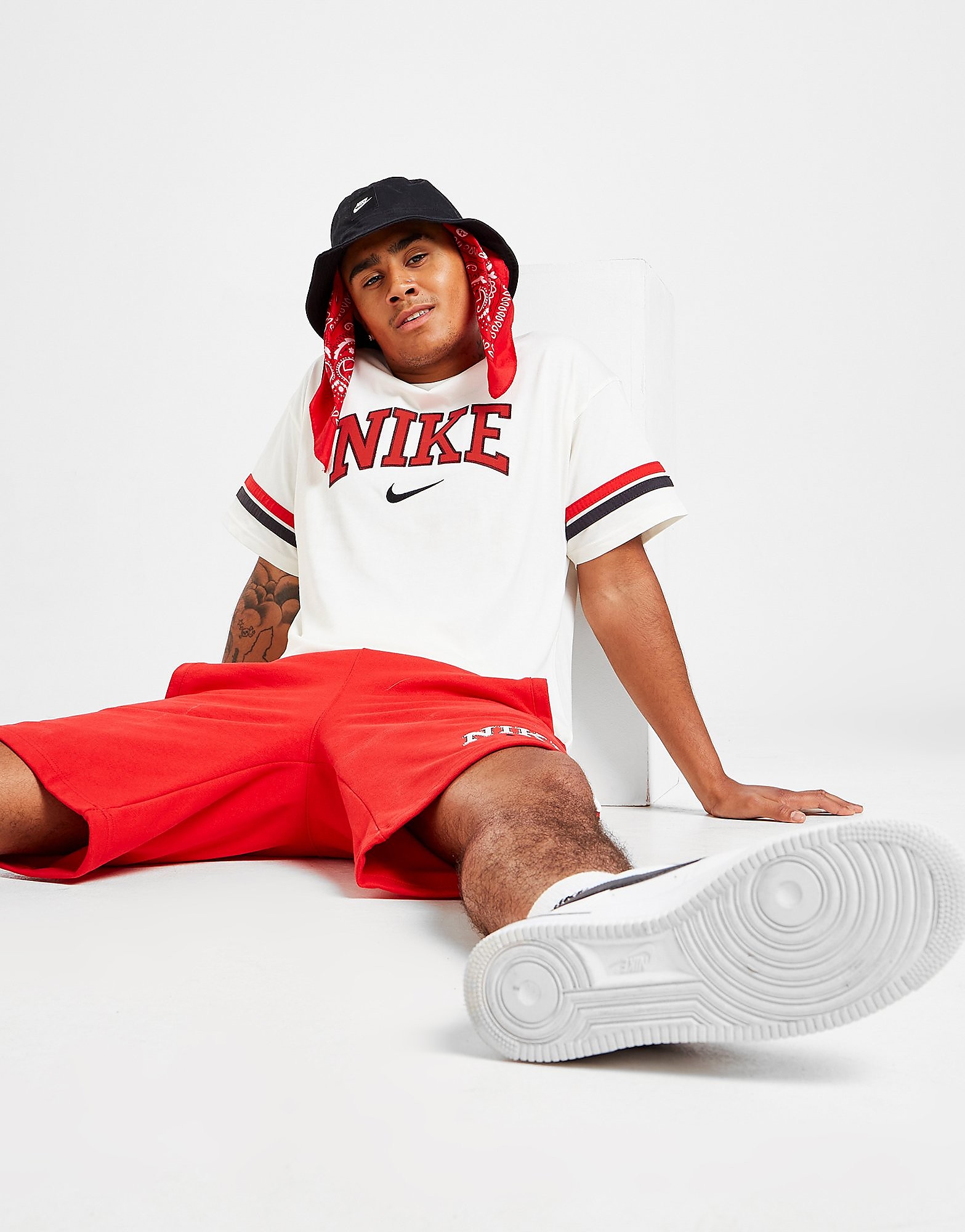 

Nike Retro T-Shirt - White - Mens, White