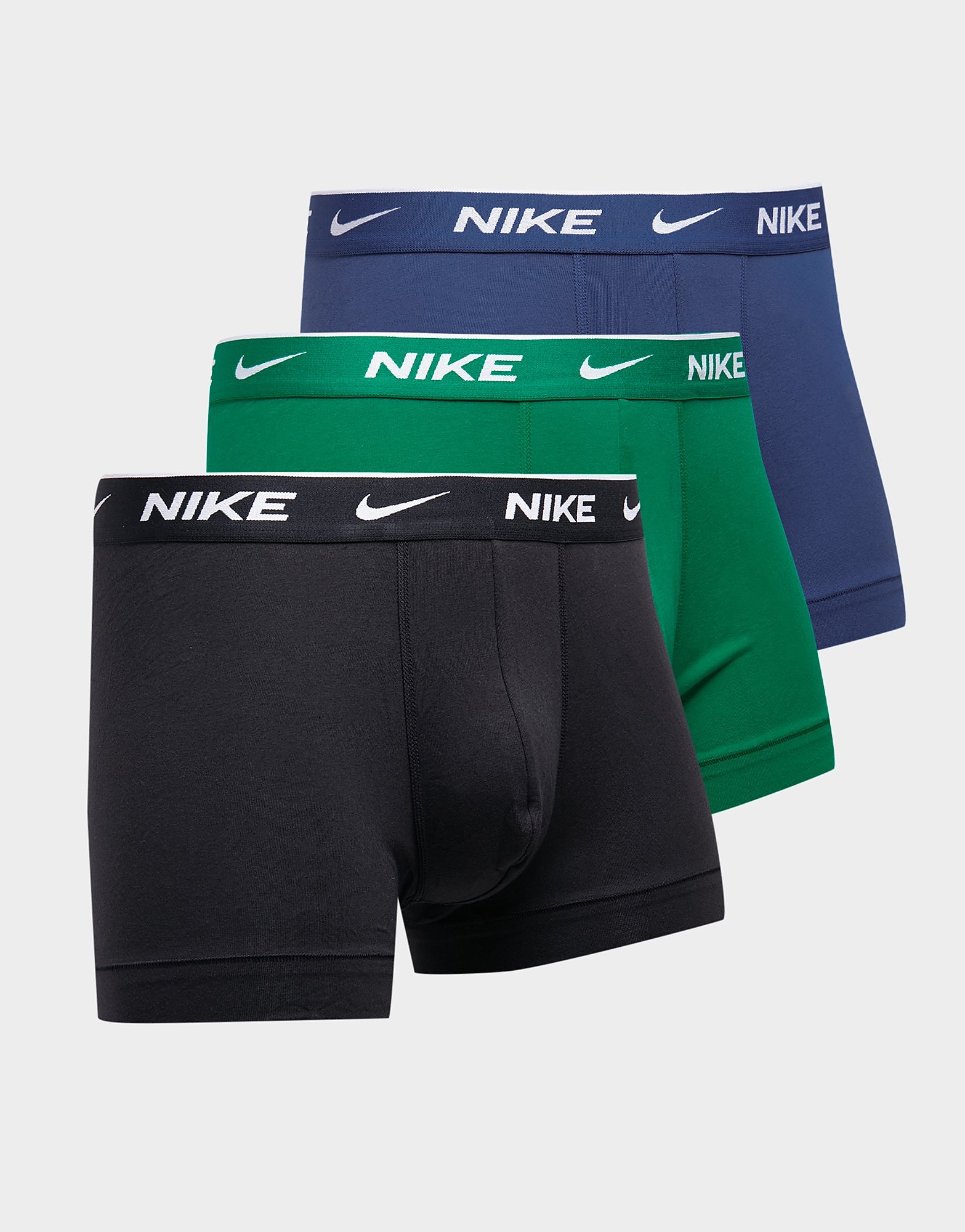 Nike 3 Pack Trunks - Multi/NVY/MAL/BLK - Mens, Multi/NVY/MAL/BLK