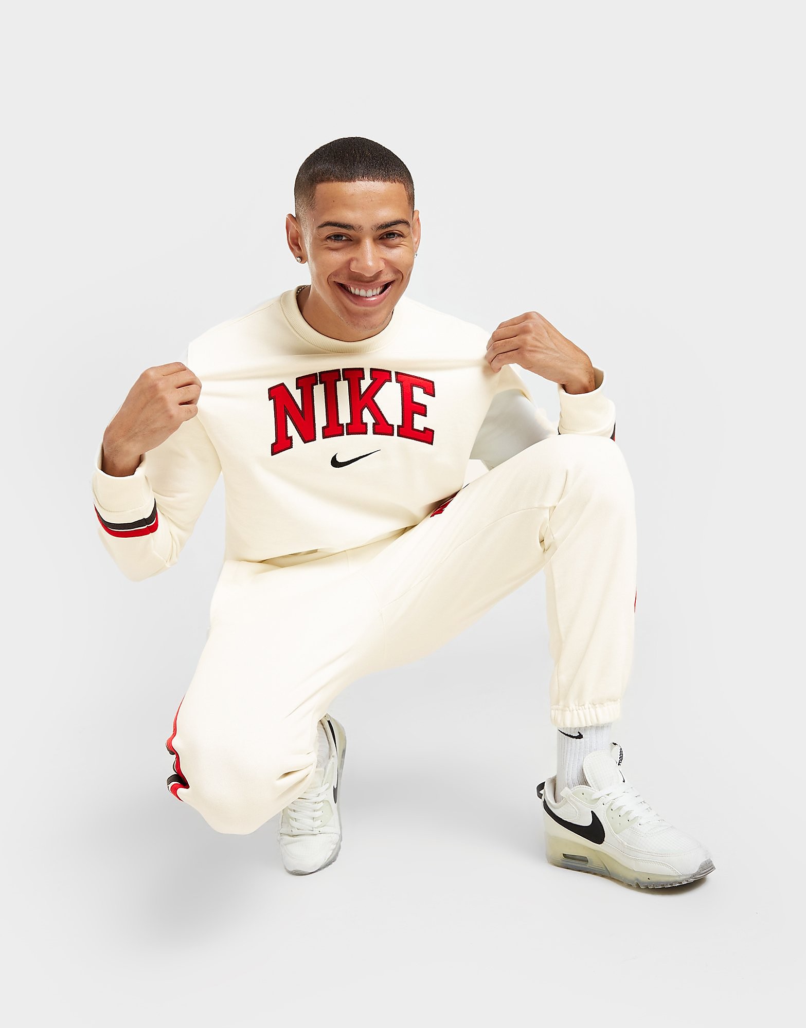 

Nike Retro Crew Sweatshirt - White - Mens, White