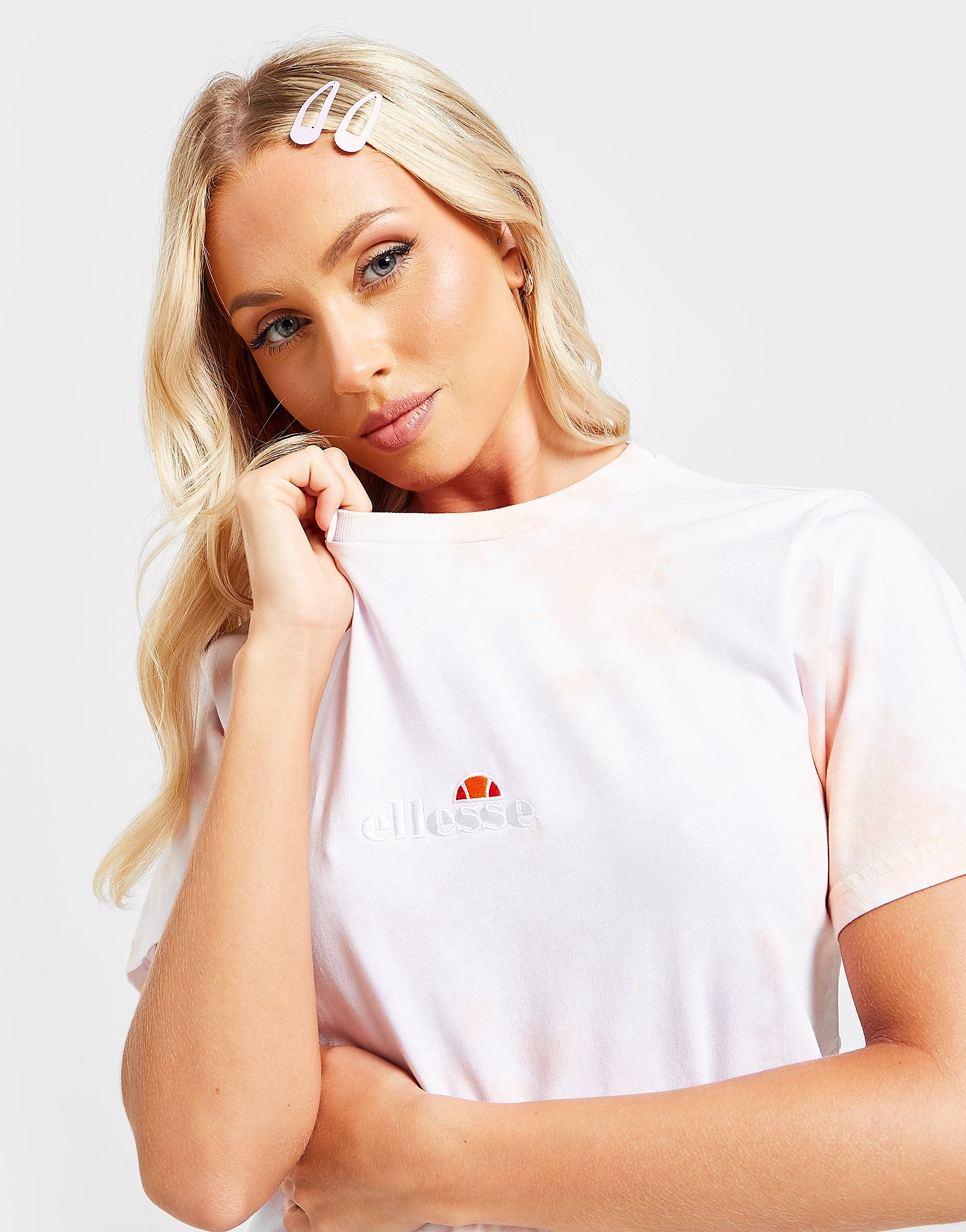 

Ellesse Tie Dye Boyfriend T-Shirt - Purple, Purple