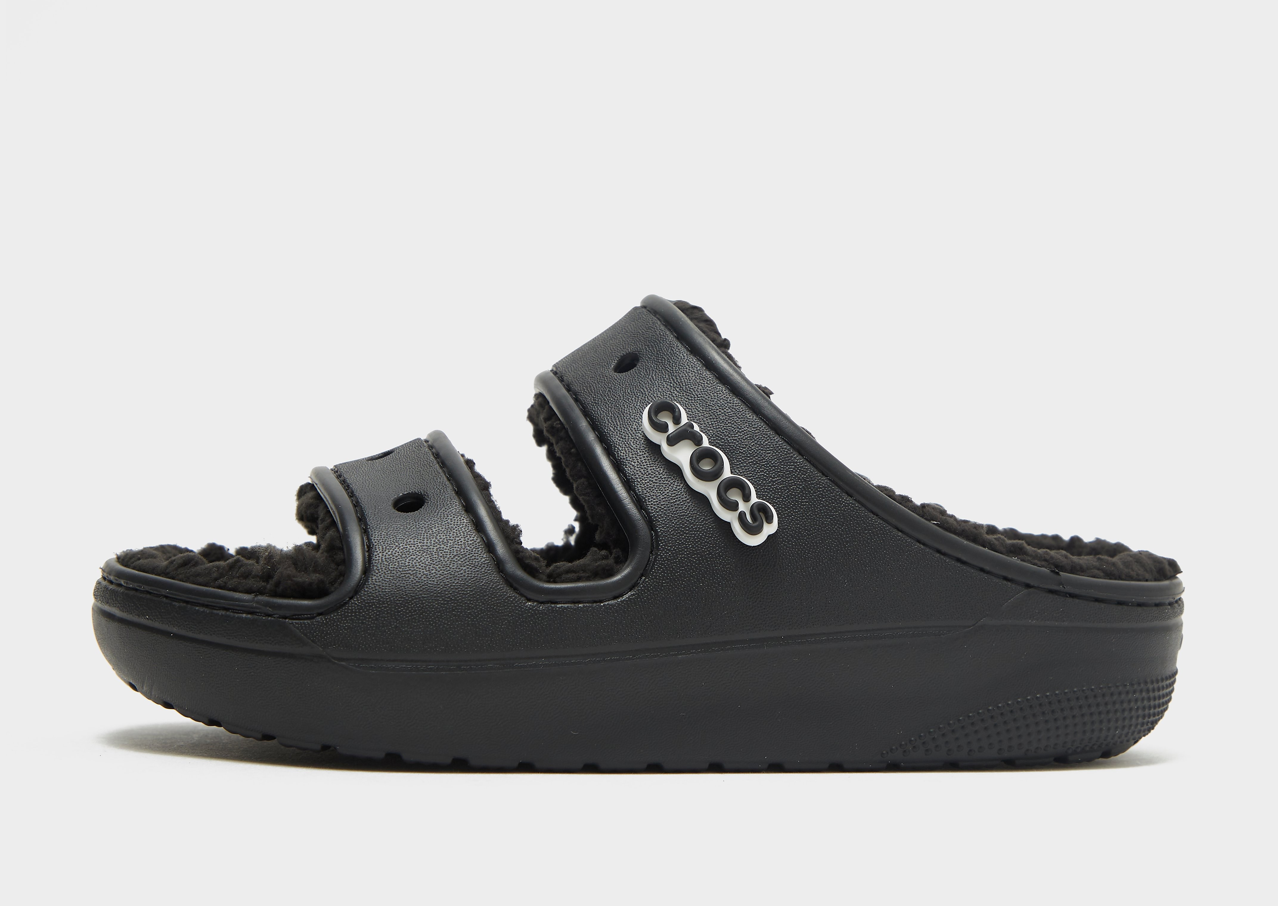 

Crocs Classic Cozzzy Sandal Women's - Black, Black