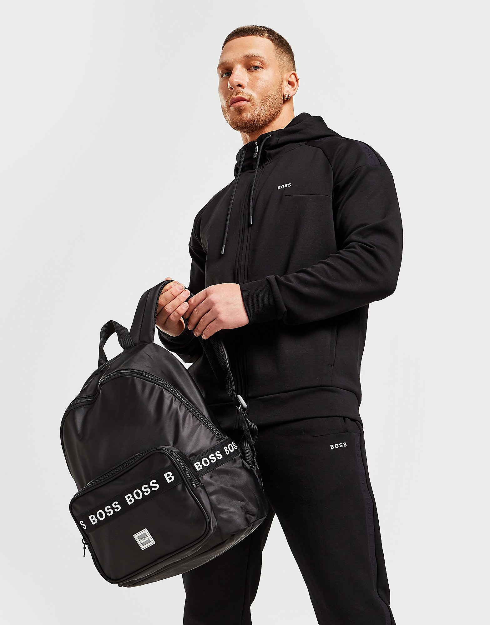 BOSS Tape Backpack - Black - Kids, Black