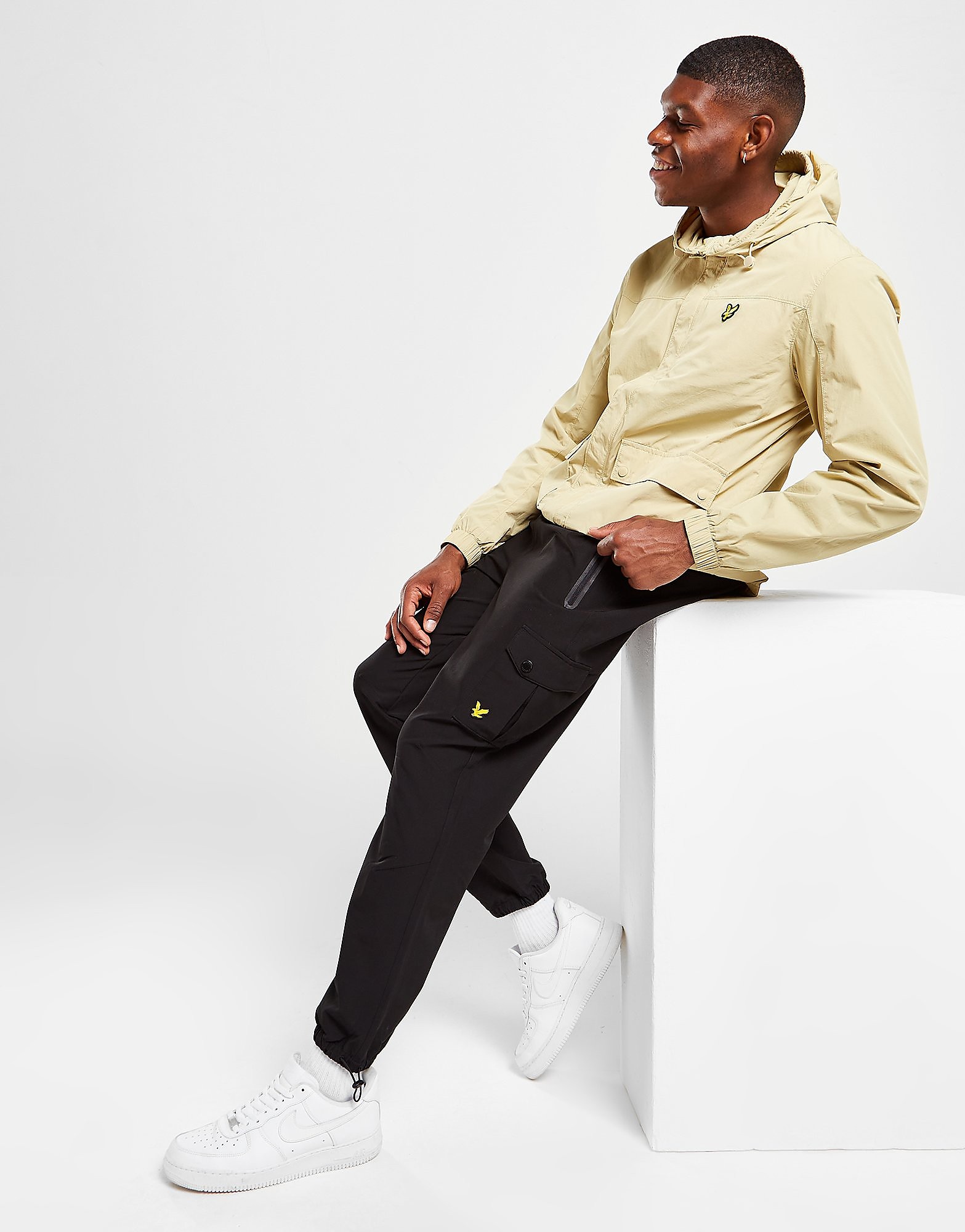 

Lyle & Scott Utility Tech Track Pants - Black - Mens, Black