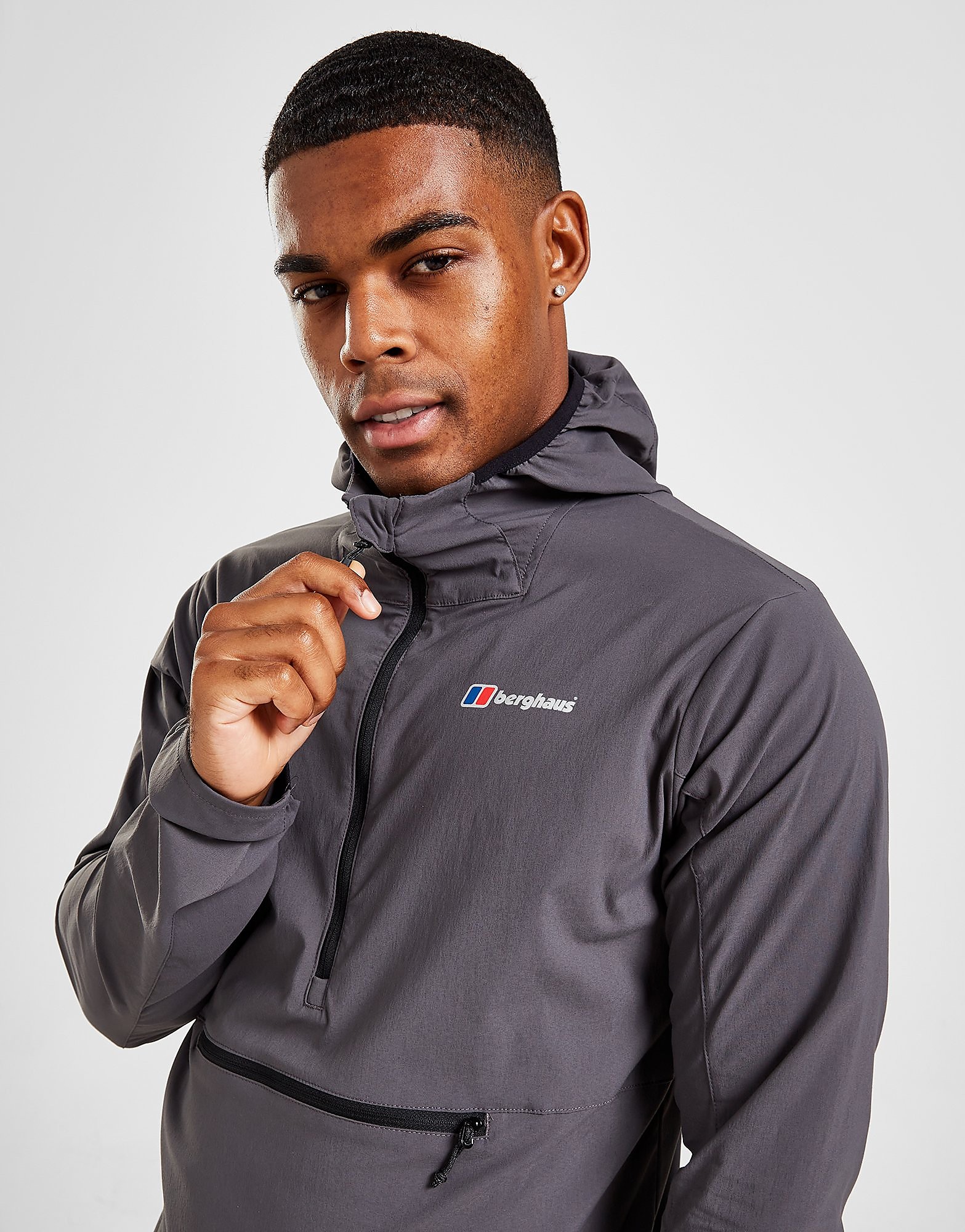 

Berghaus Theran 1/2 Zip Jacket - Black - Mens, Black