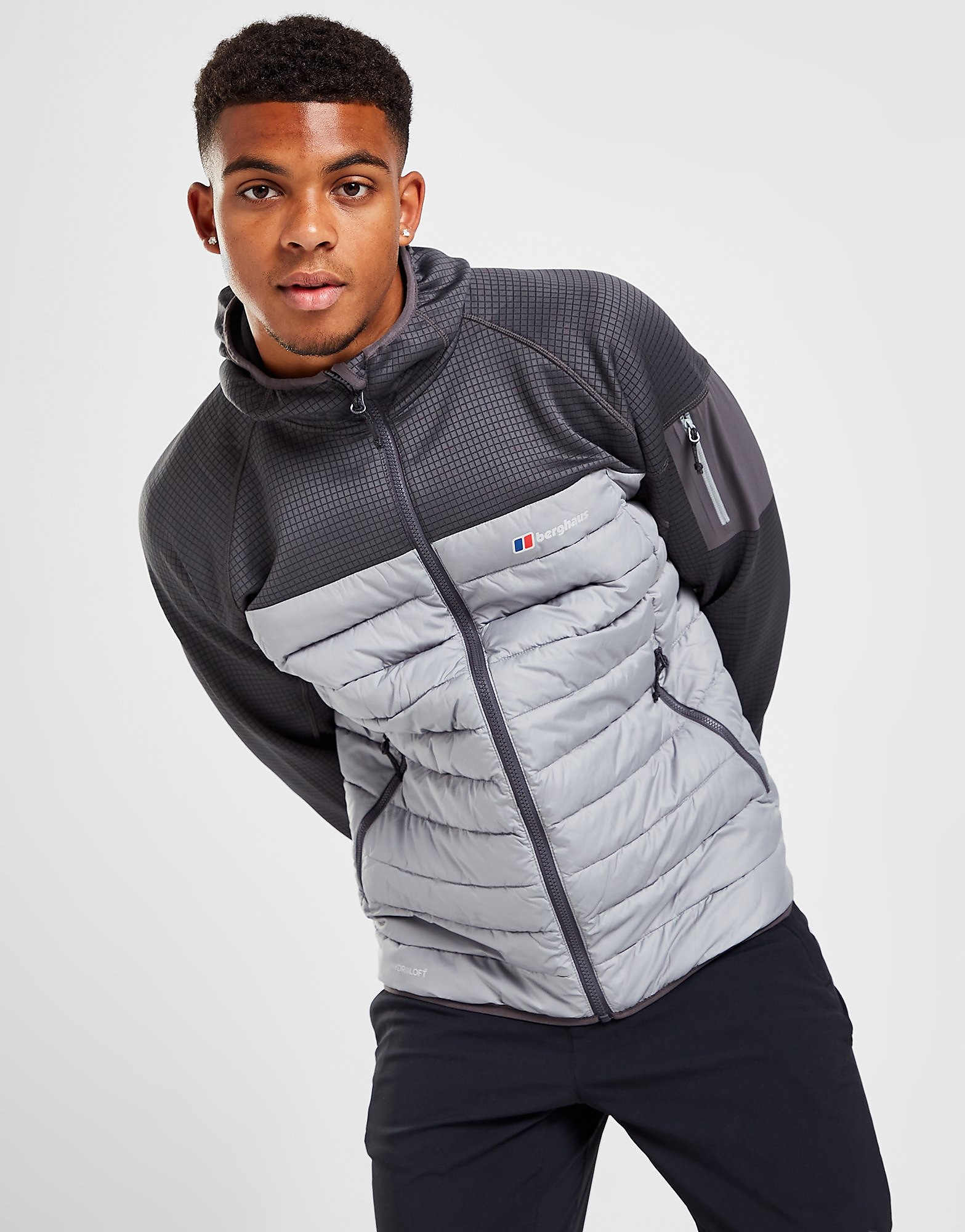 

Berghaus Sidley Hybrid Jacket - Only at JD - Grey - Mens, Grey