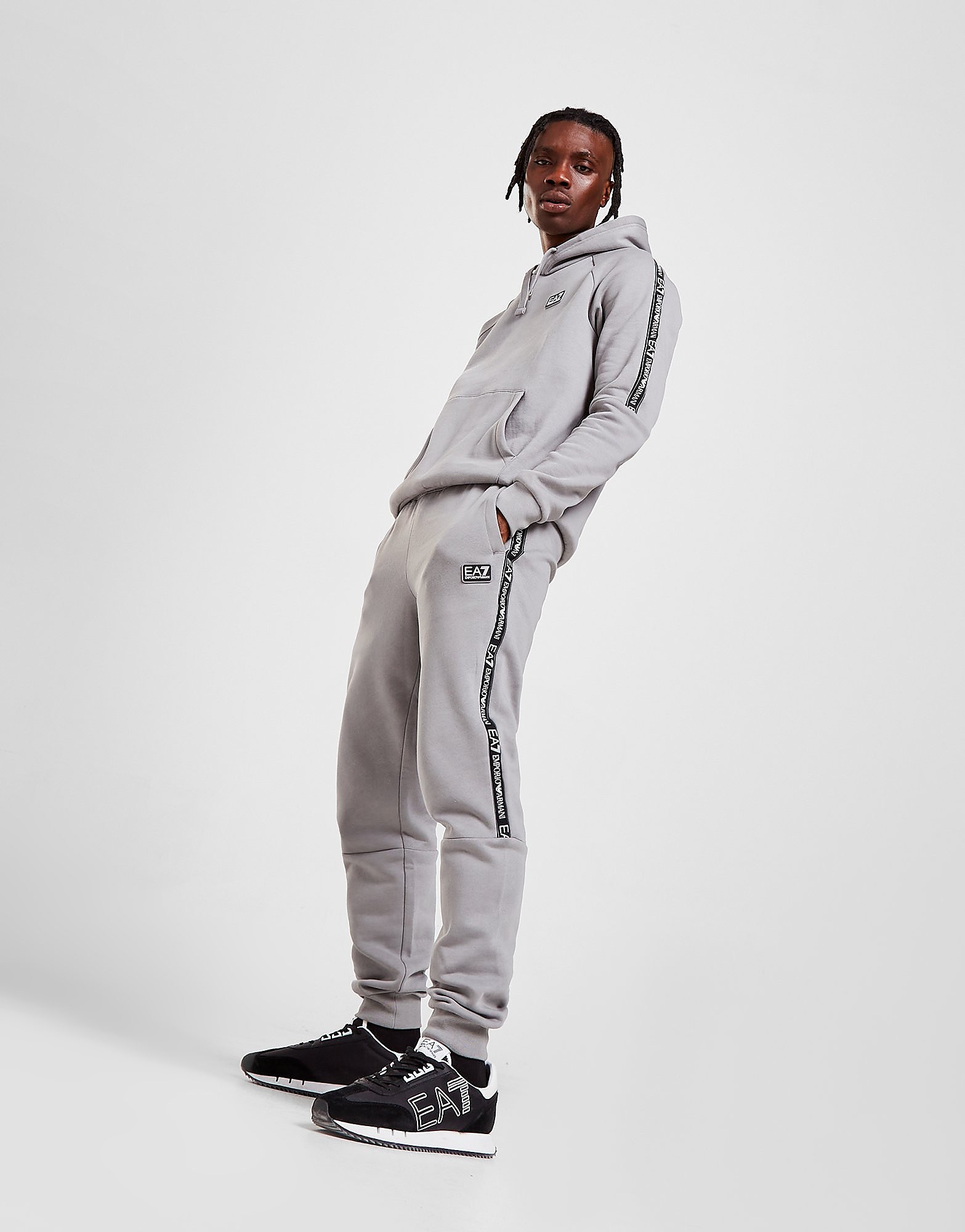 

Emporio Armani EA7 Tape Joggers - Only at JD - Grey - Mens, Grey