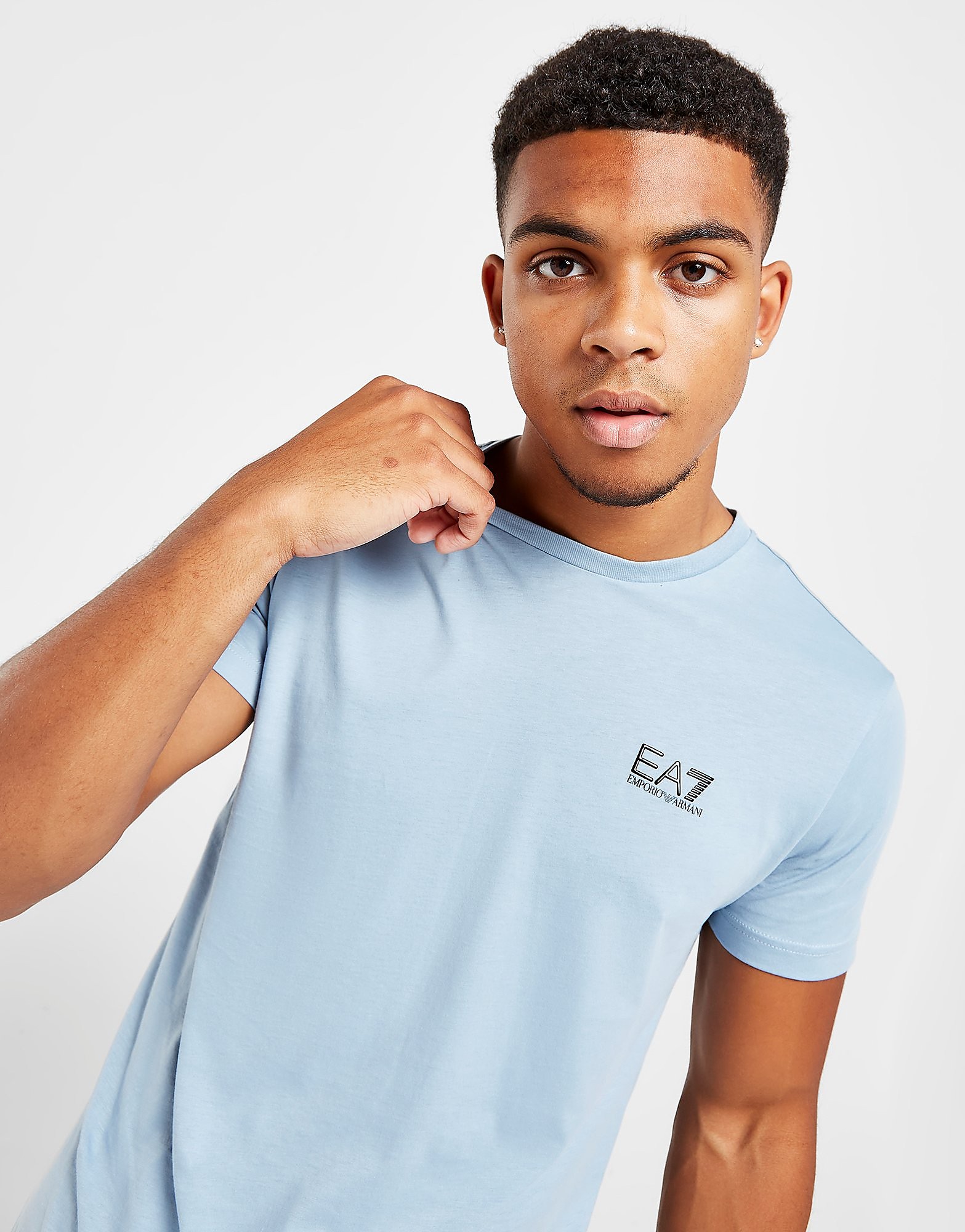 

Emporio Armani EA7 Core Short Sleeve T-Shirt - Blue - Mens, Blue