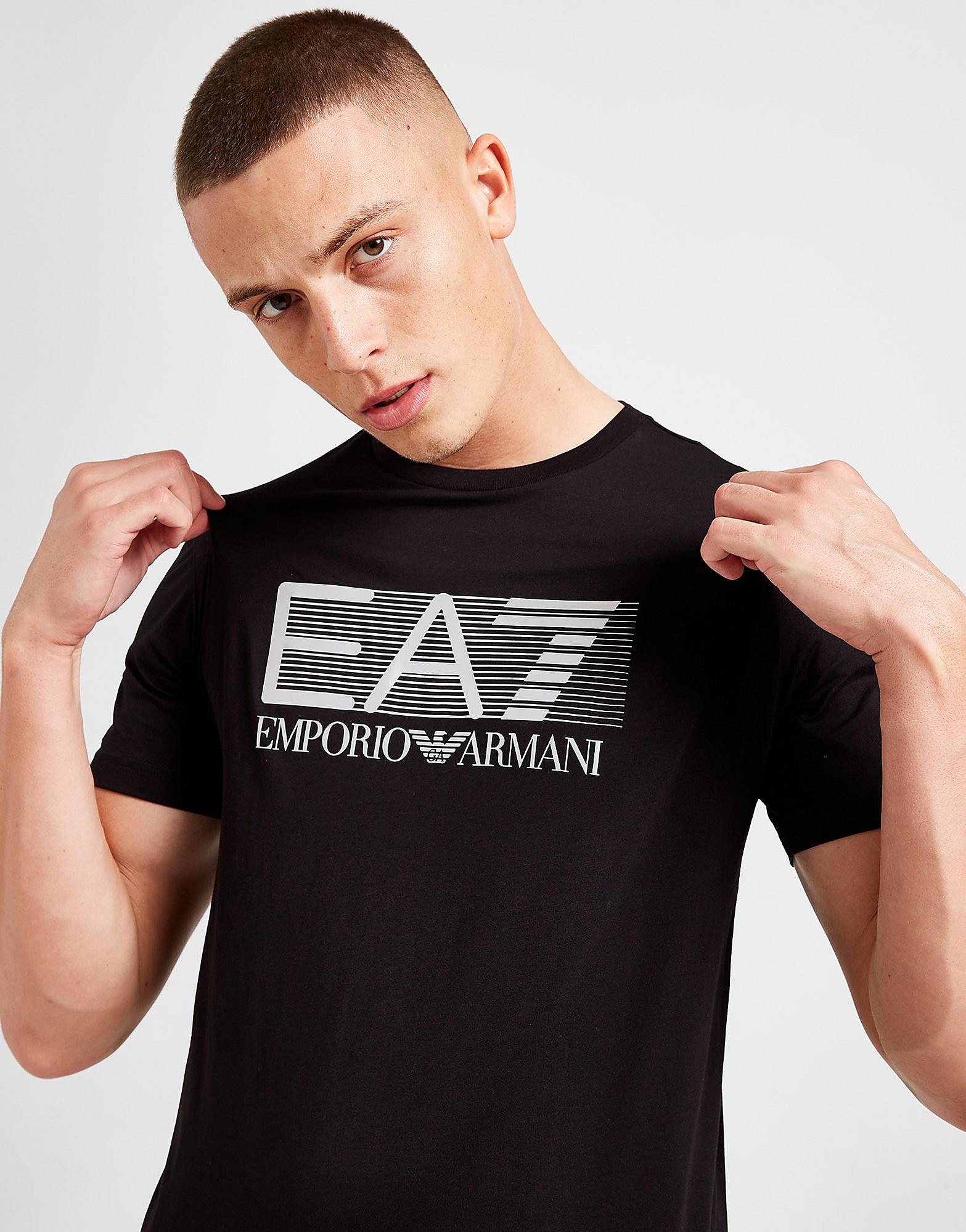 

Emporio Armani EA7 Visibility T-Shirt - Black - Mens, Black
