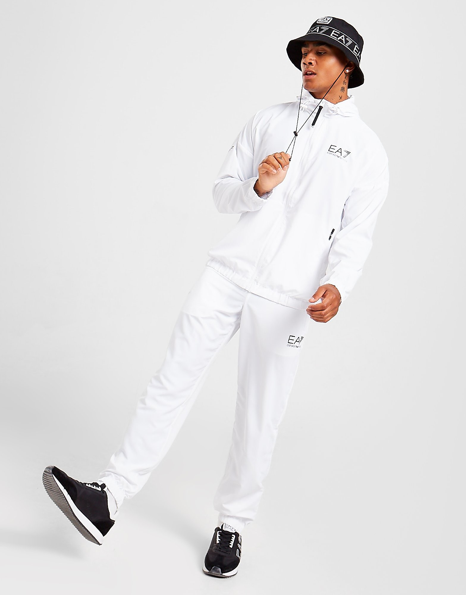 Emporio Armani EA7 Tennis Eagle Tracksuit - Branco - Mens, Branco