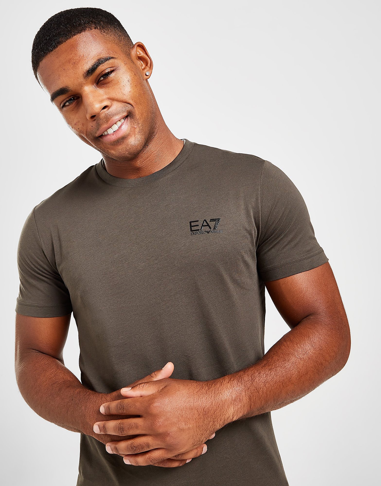

Emporio Armani EA7 Core Short Sleeve T-Shirt - Green - Mens, Green