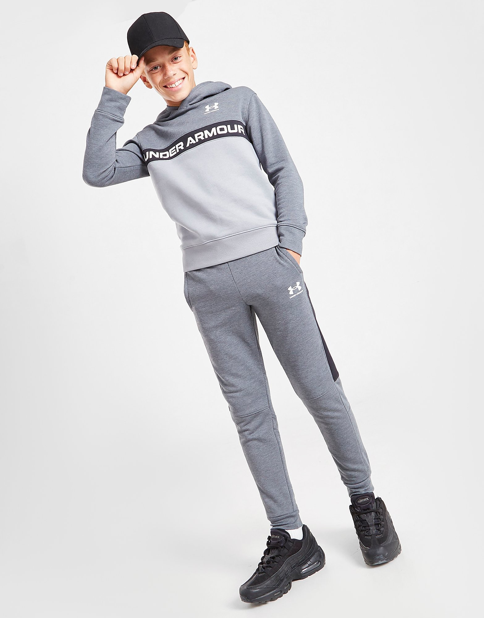 

Under Armour Colour Block Fleece Joggers Junior - Grey - Kids, Grey