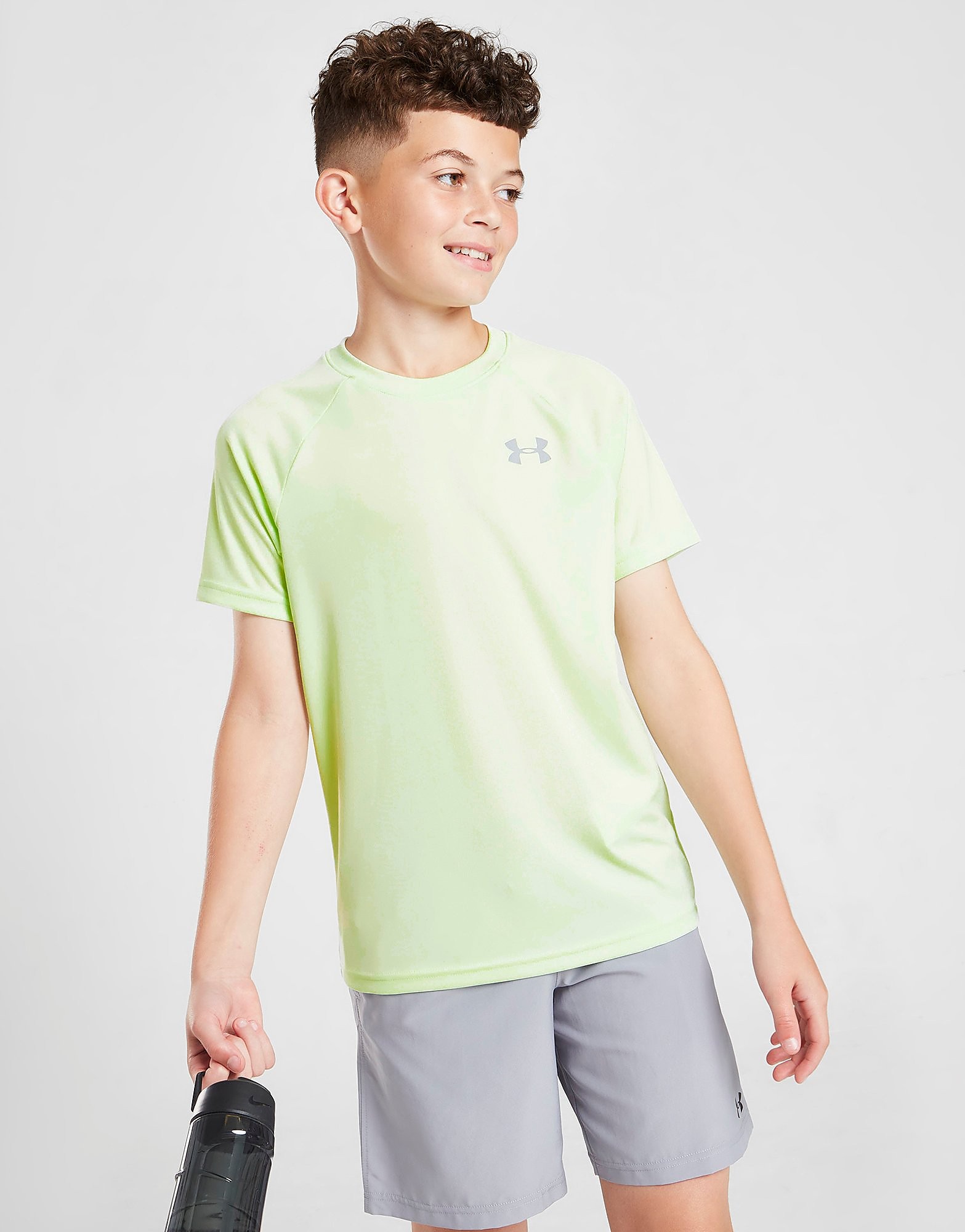 

Under Armour Wordmark Reflective T-Shirt Junior - Green - Kids, Green