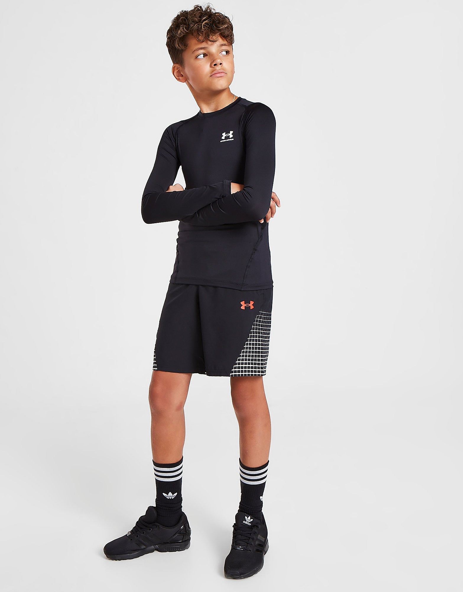 

Under Armour HeatGear Armour Long Sleeve Top Junior - Black - Kids, Black