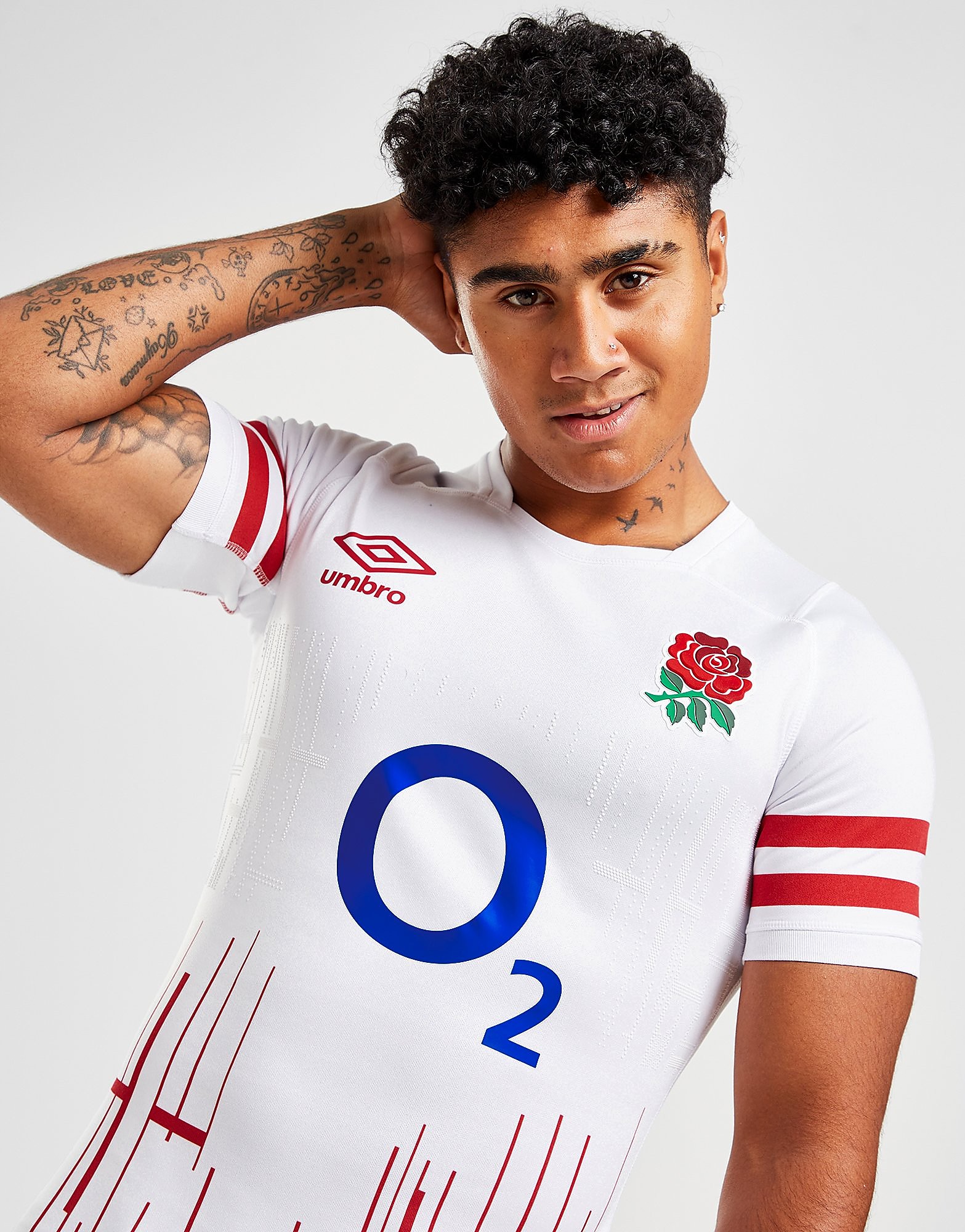

Umbro England RFU 2022/23 Pro Home Shirt - White - Mens, White
