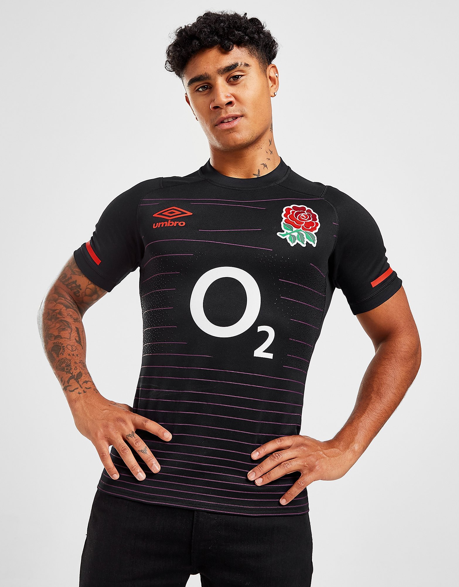 

Umbro England RFU 2022/23 Pro Away Shirt - Black - Mens, Black