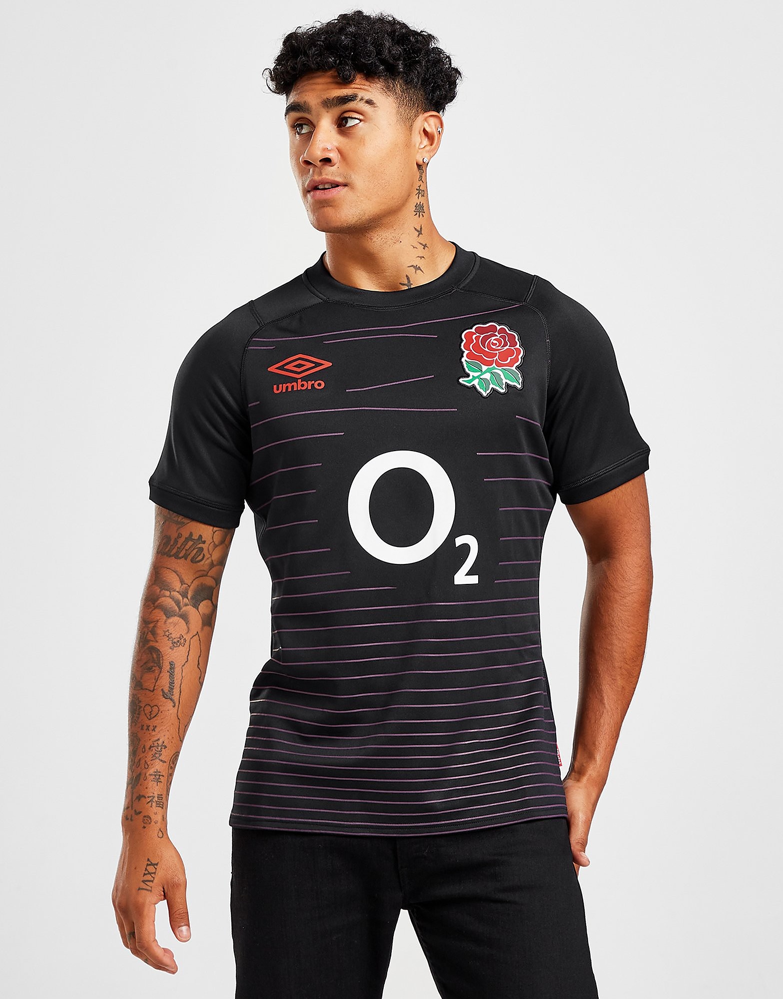 

Umbro England RFU 2022/23 Away Shirt - Black - Mens, Black