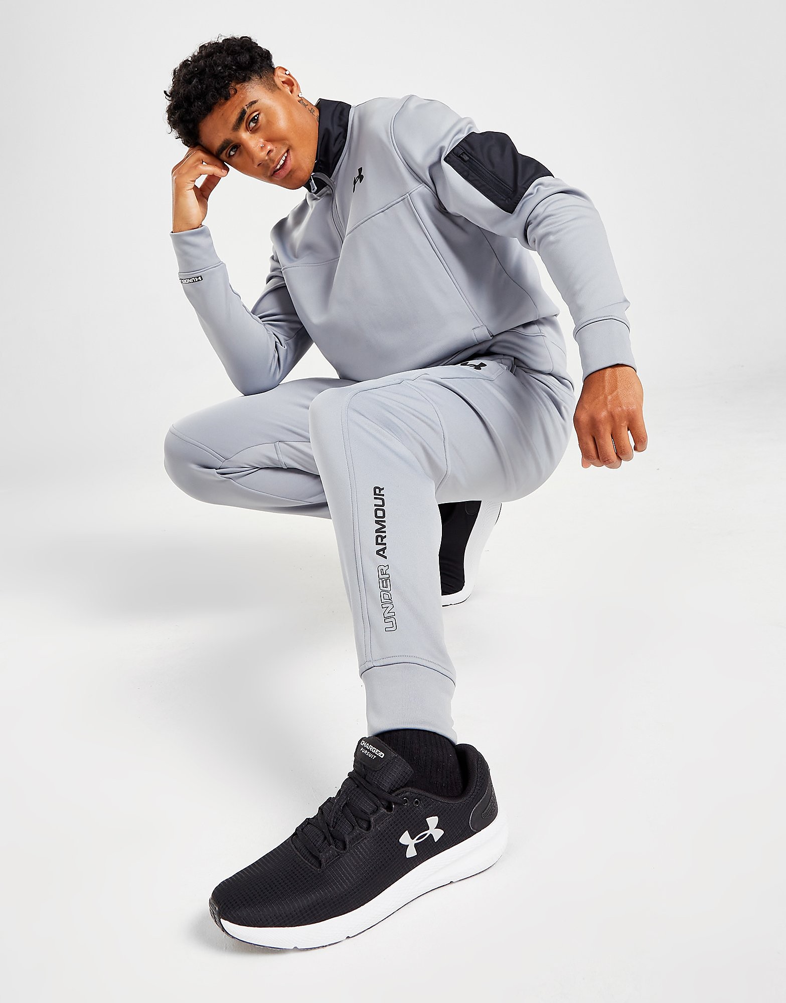 

Under Armour UA Armour Fleece Track Pants - Only at JD - Grey - Mens, Grey