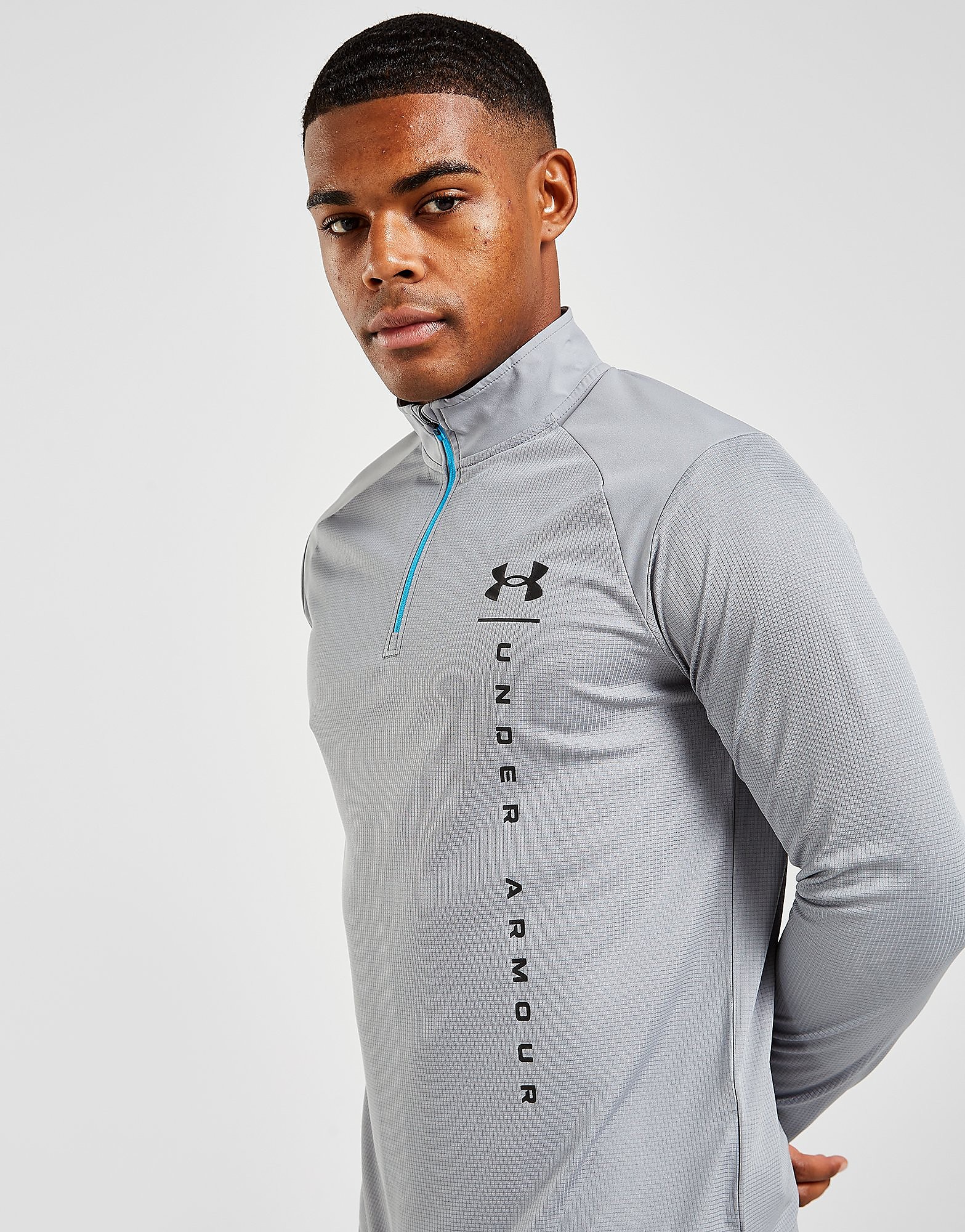 

Under Armour Quadra 1/4 Zip Top - Only at JD - Grey - Mens, Grey