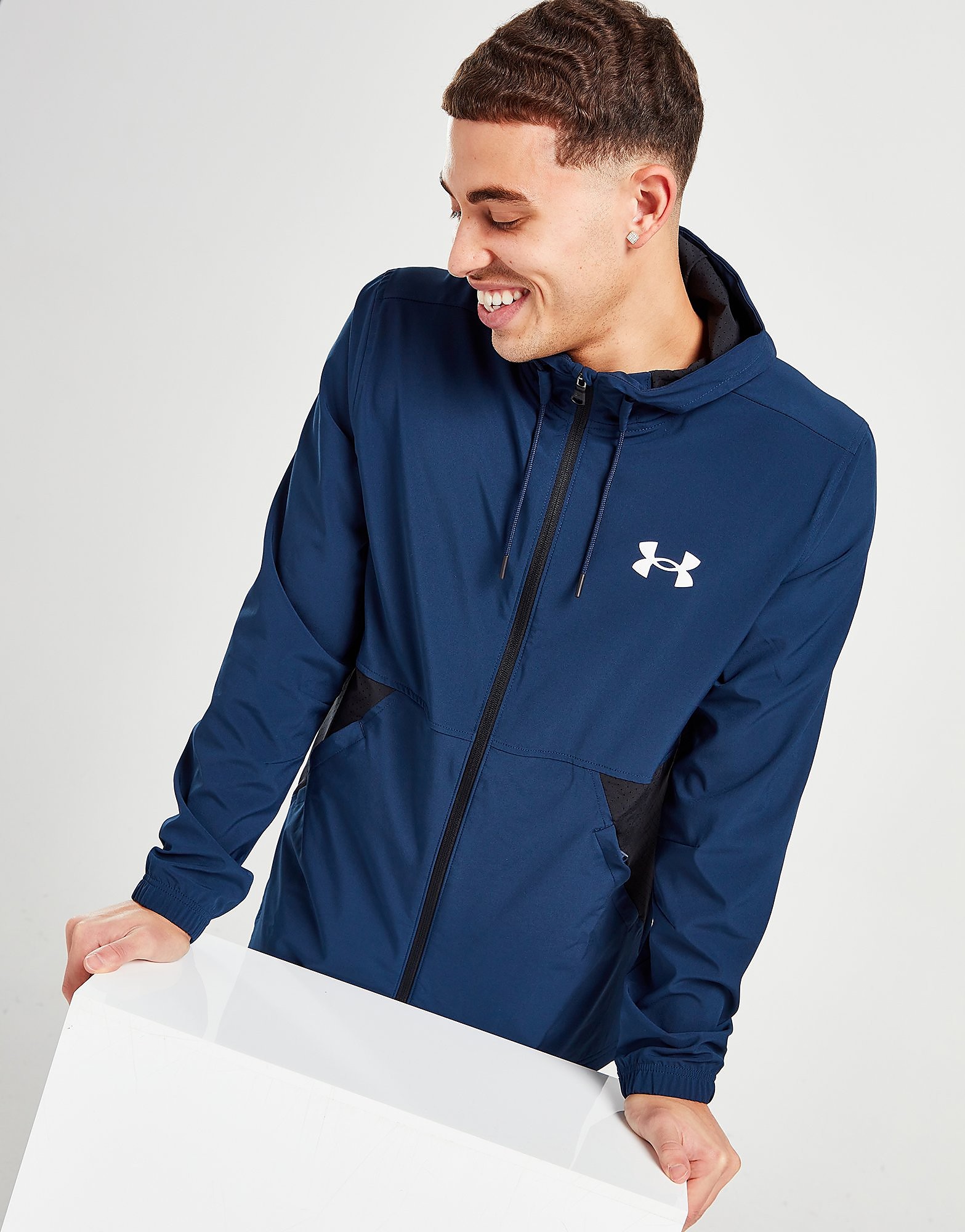 

Under Armour Lock Up Jacket - Only at JD - Blue - Mens, Blue