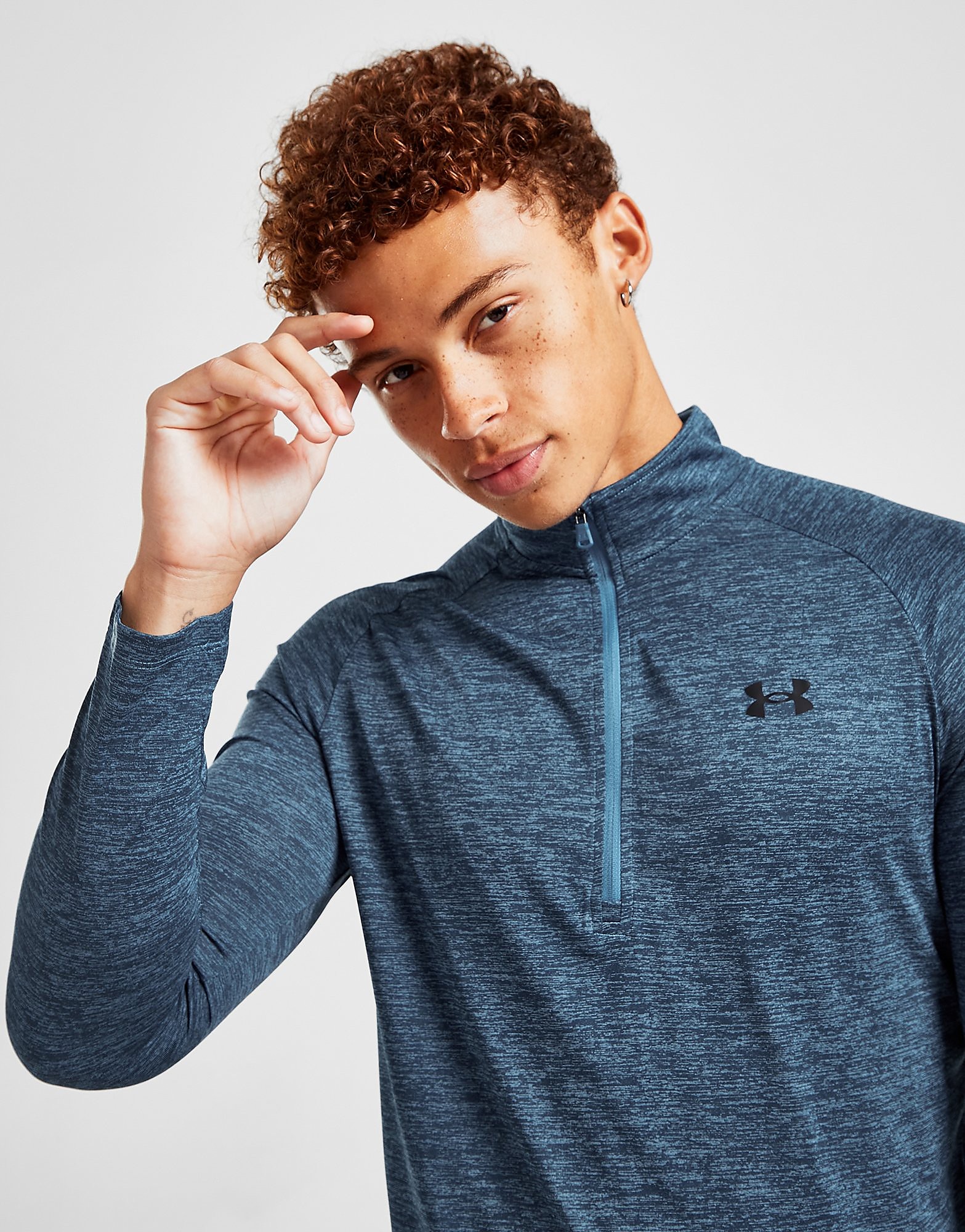 

Under Armour Tech 1/4 Zip Top - Only at JD - Blue - Mens, Blue