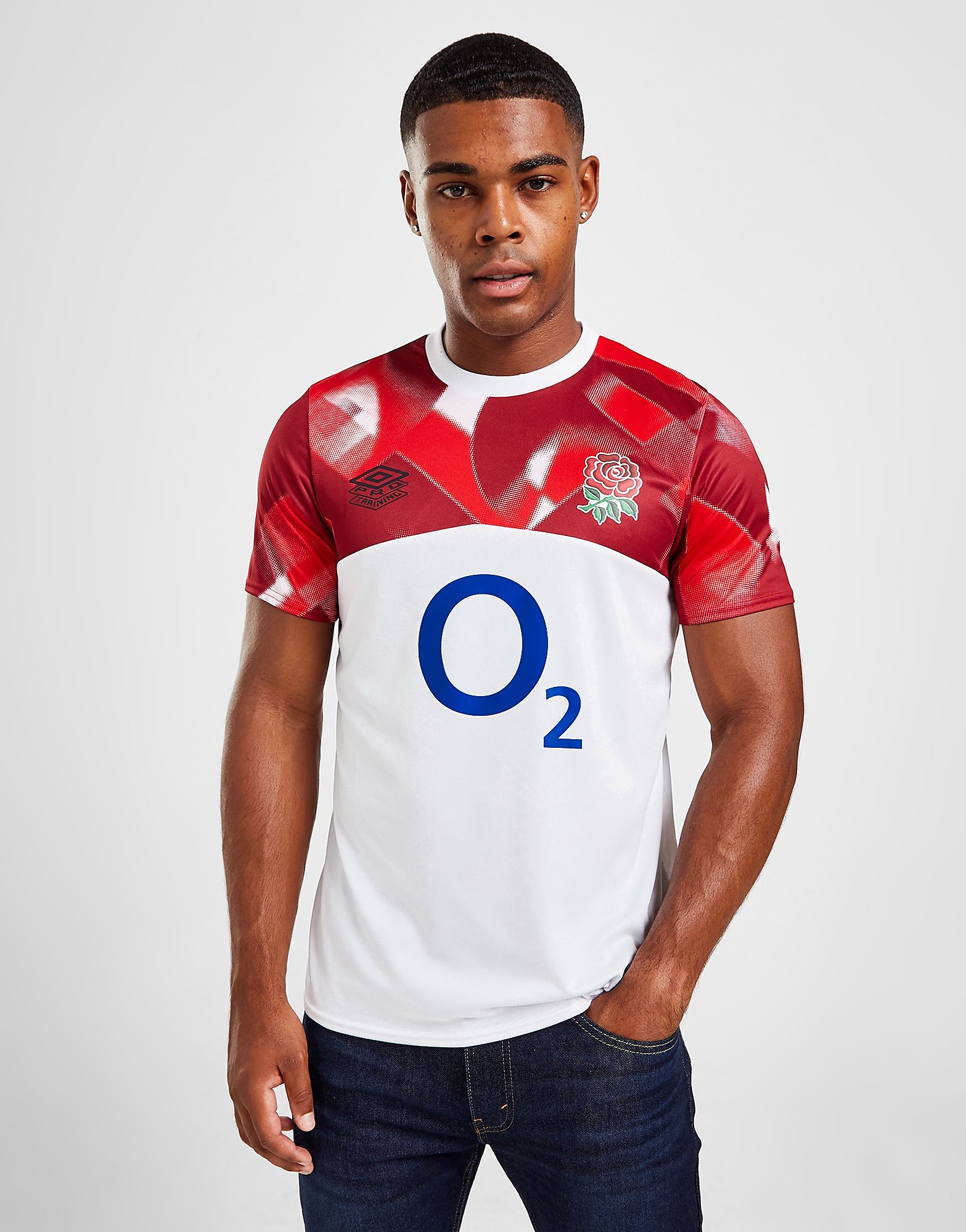 

Umbro England RFU Warm Up Shirt - White - Mens, White