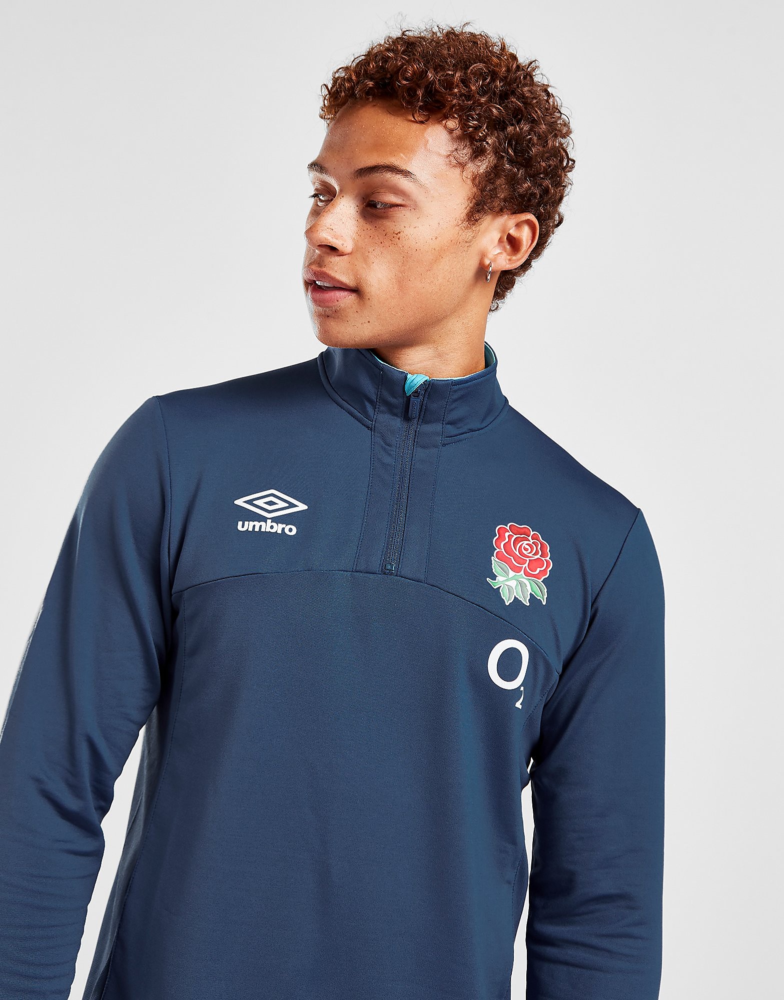 

Umbro England RFU Mid Layer Top - Blue - Mens, Blue