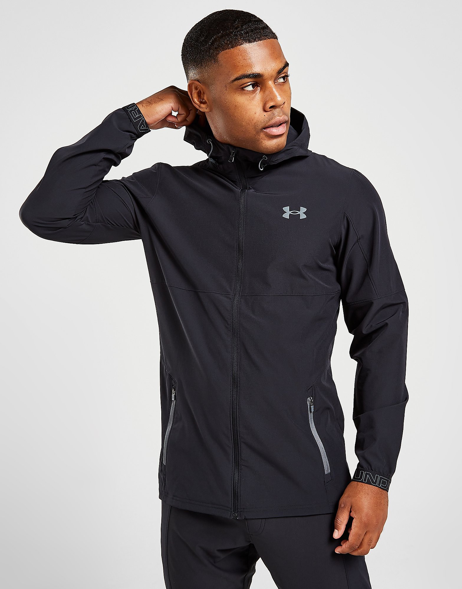 

Under Armour Vanish Woven Full Zip Hoodie - Only at JD - Black - Mens, Black