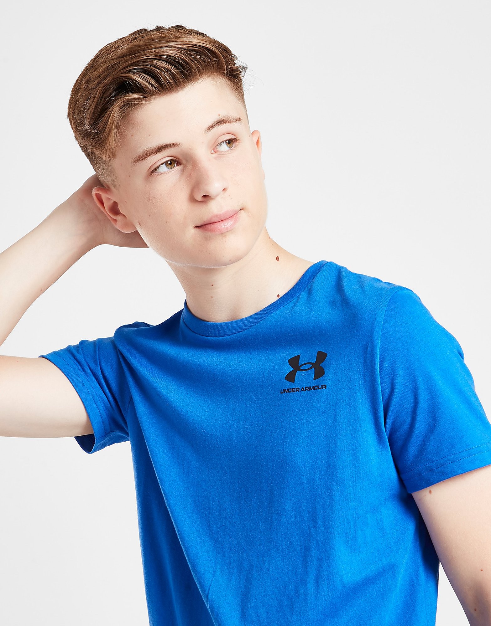 

Under Armour Sportstyle Left Chest T-Shirt Junior - Blue - Kids, Blue
