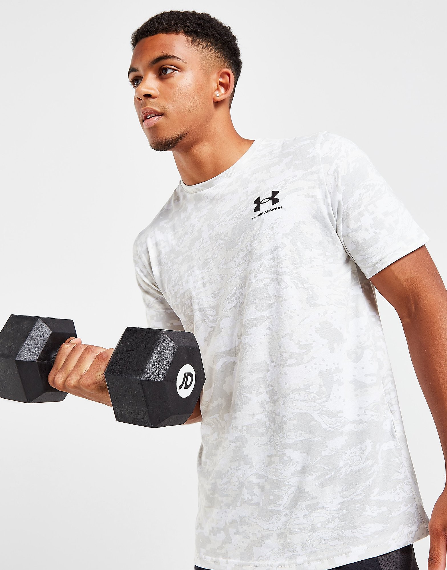 

Under Armour Camo T-Shirt - White - Mens, White