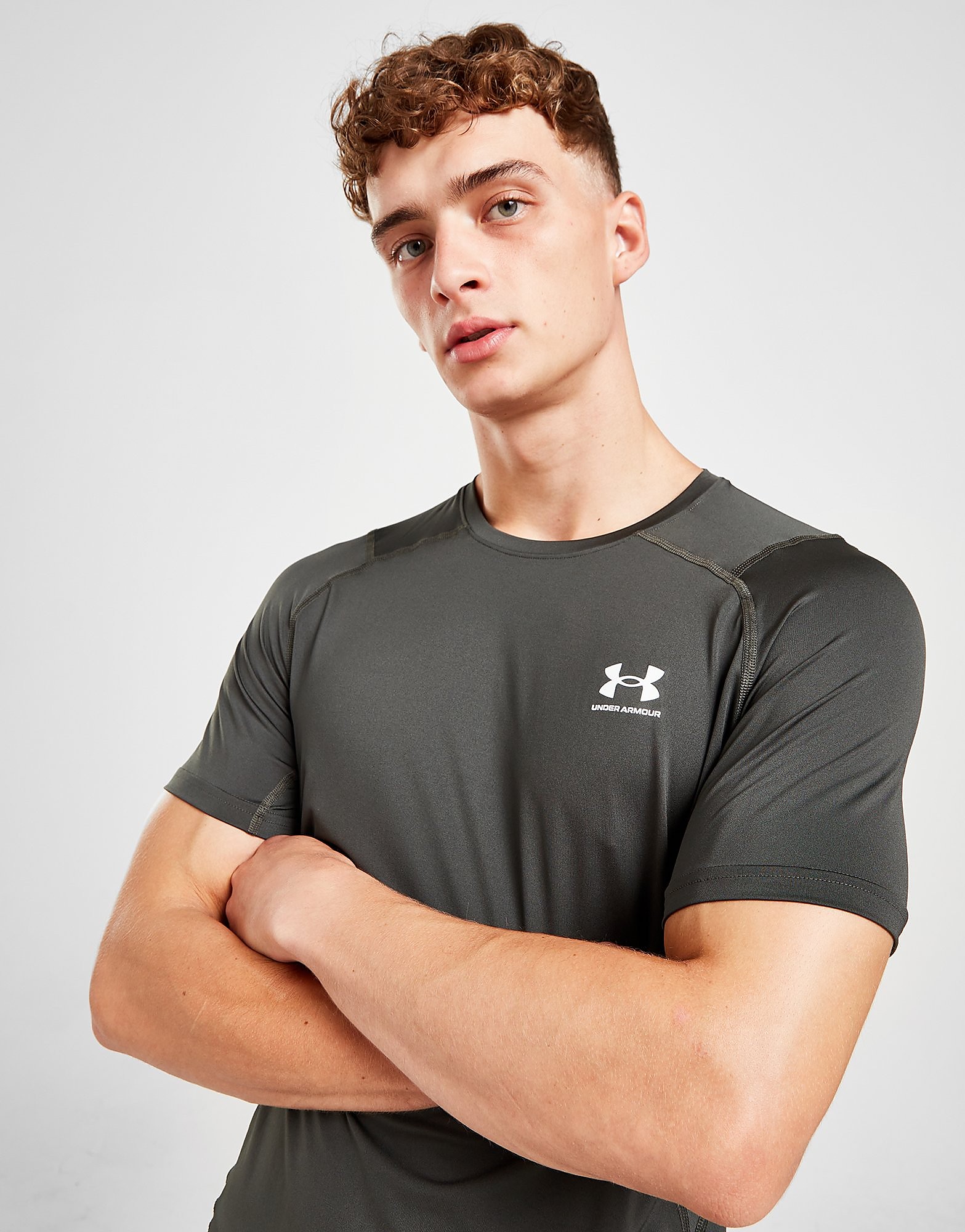 

Under Armour HeatGear T-Shirt - Green - Mens, Green