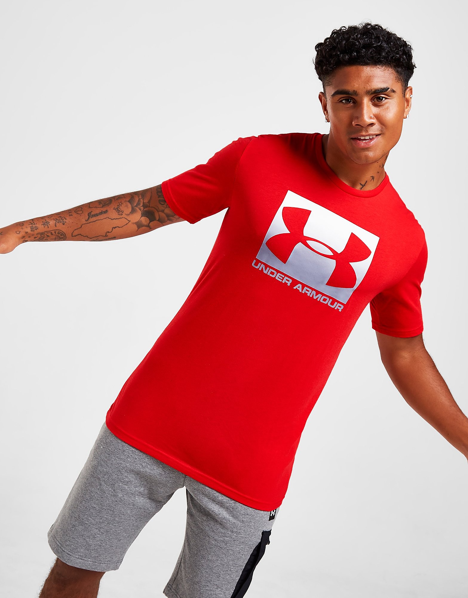

Under Armour Boxed Sportstyle T-Shirt - Red - Mens, Red