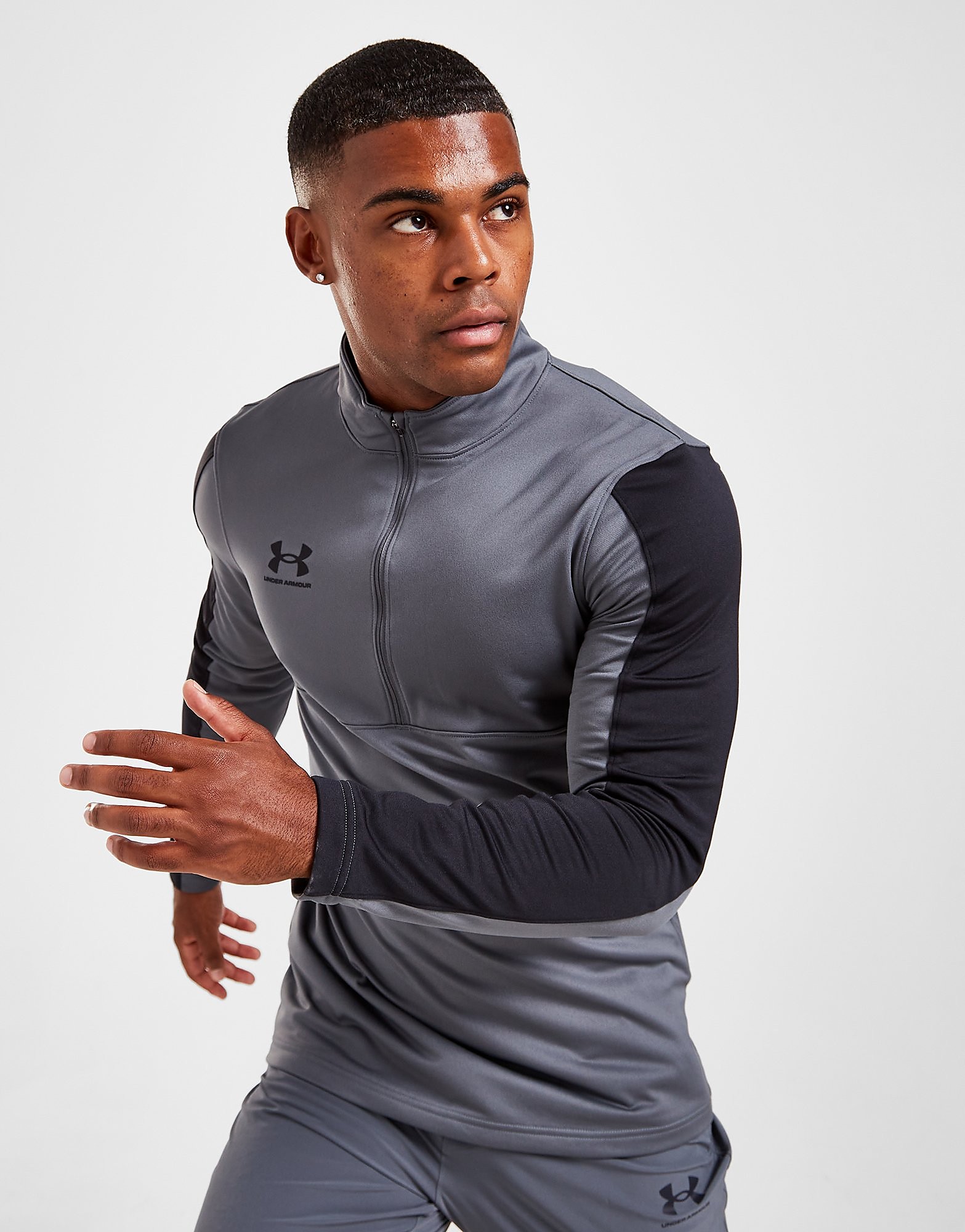 

Under Armour Challenger 1/2 Zip Top - Grey - Mens, Grey