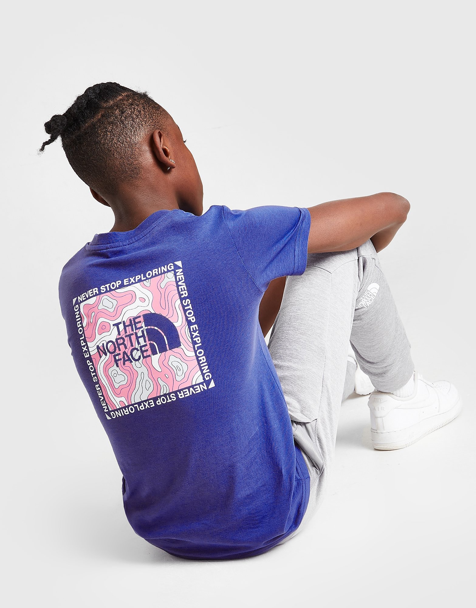 

The North Face Box Camo T-Shirt Junior - Blue - Kids, Blue