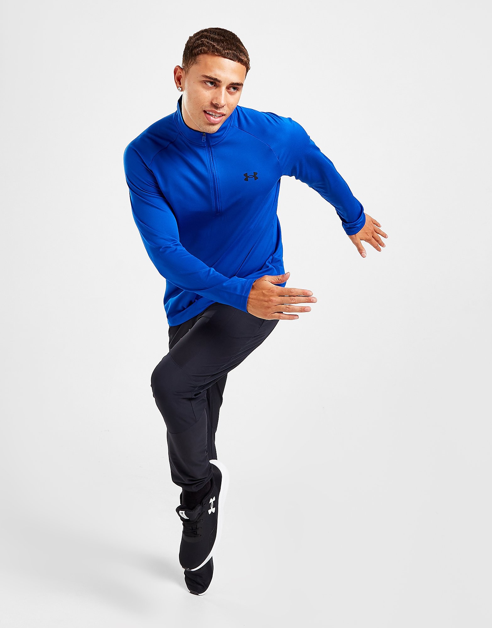 

Under Armour Tech 1/4 Zip Top - Blue - Mens, Blue