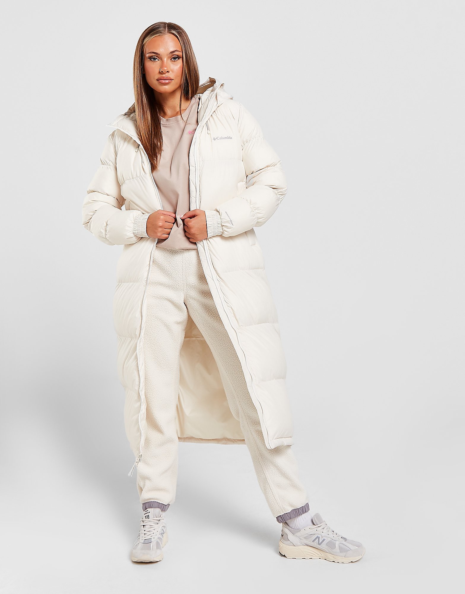 

Columbia Pike Lake Long Jacket - White - Womens, White