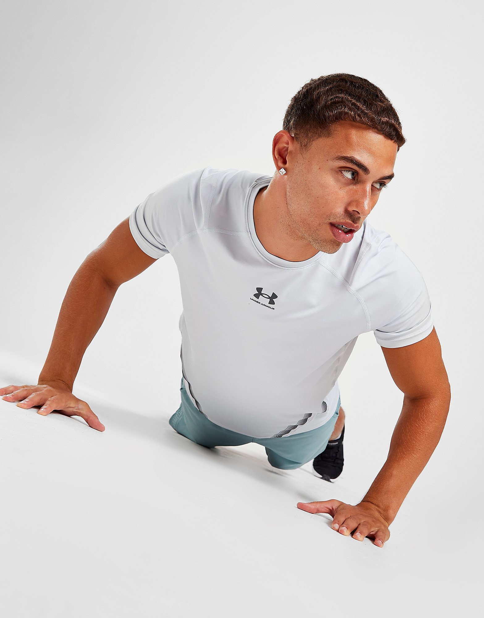

Under Armour HeatGear Novelty T-Shirt - Grey - Mens, Grey