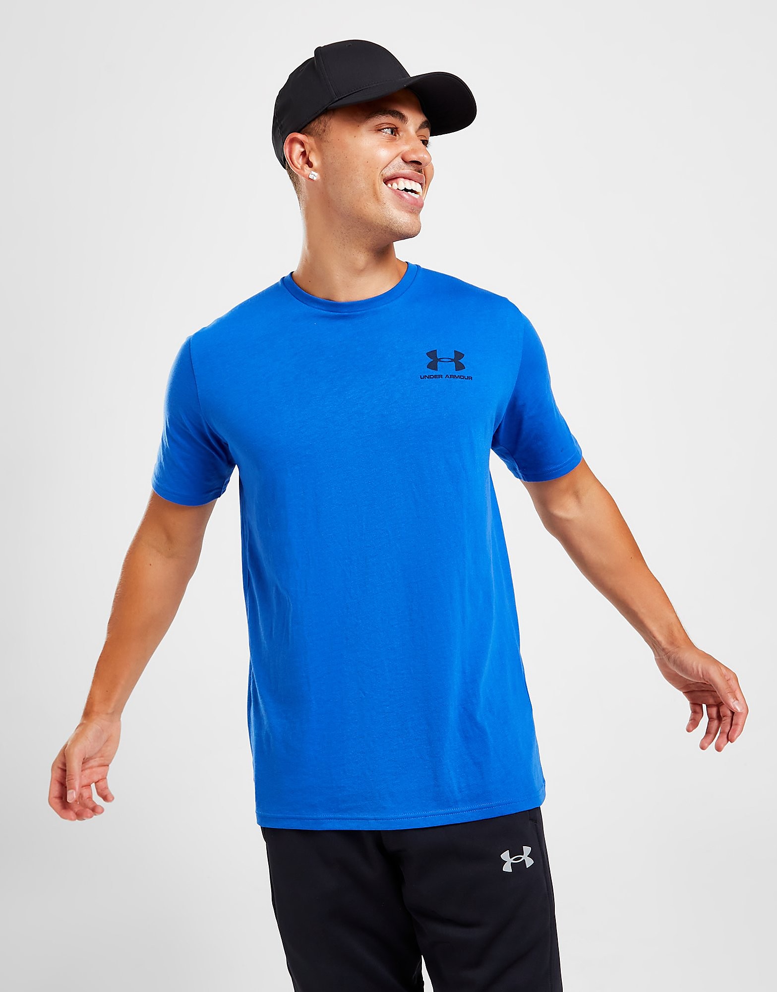 

Under Armour Sportstyle T-Shirt - Blue - Mens, Blue