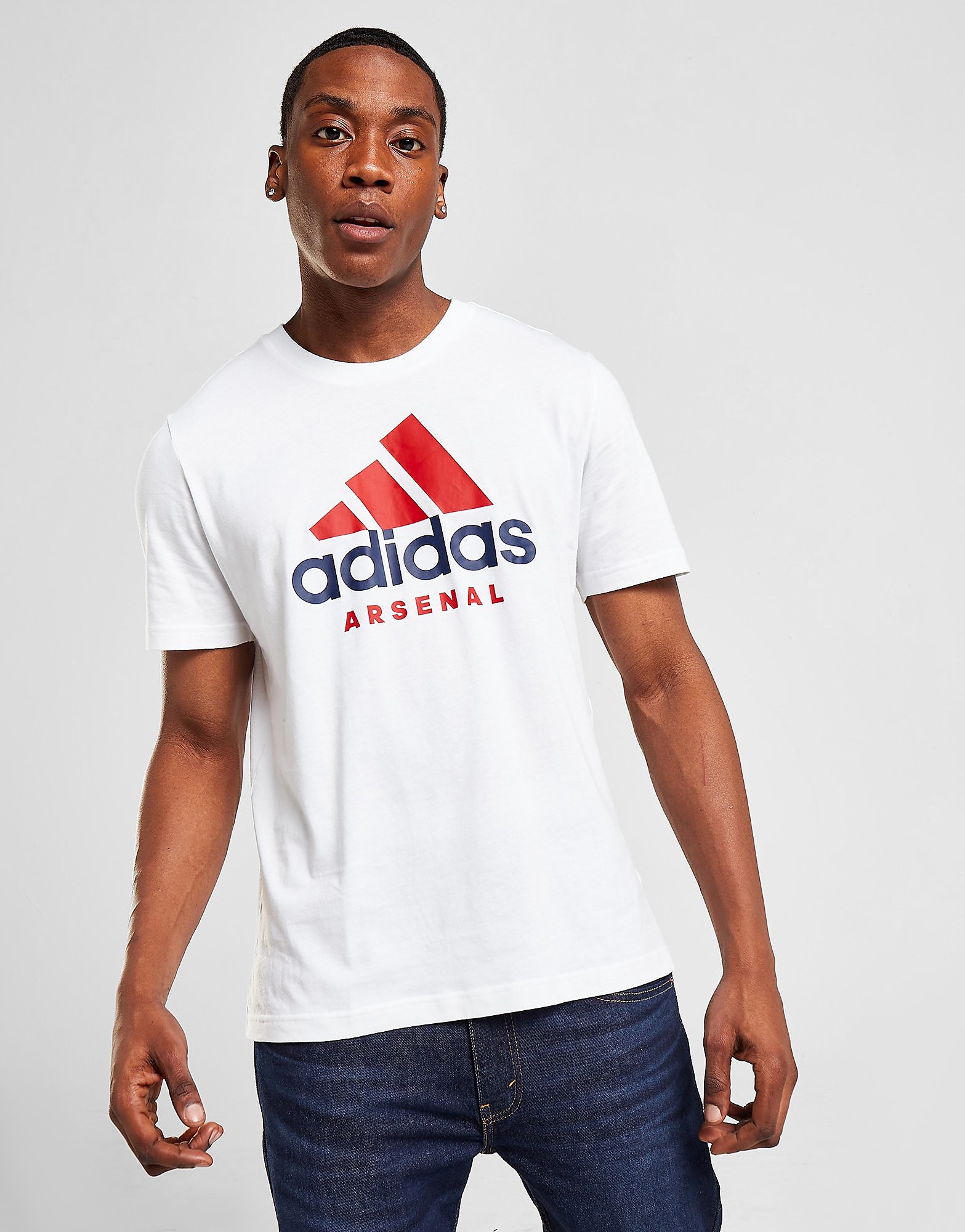 

adidas Arsenal FC DNA T-Shirt - White - Mens, White